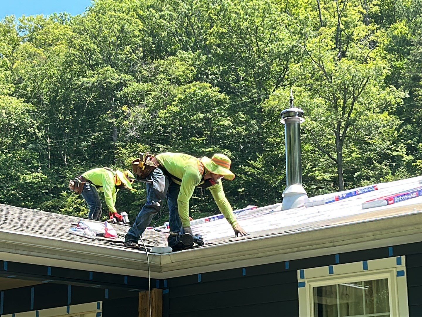 Residential Roofing Installation using Performance Shingles by Mr. Roofer