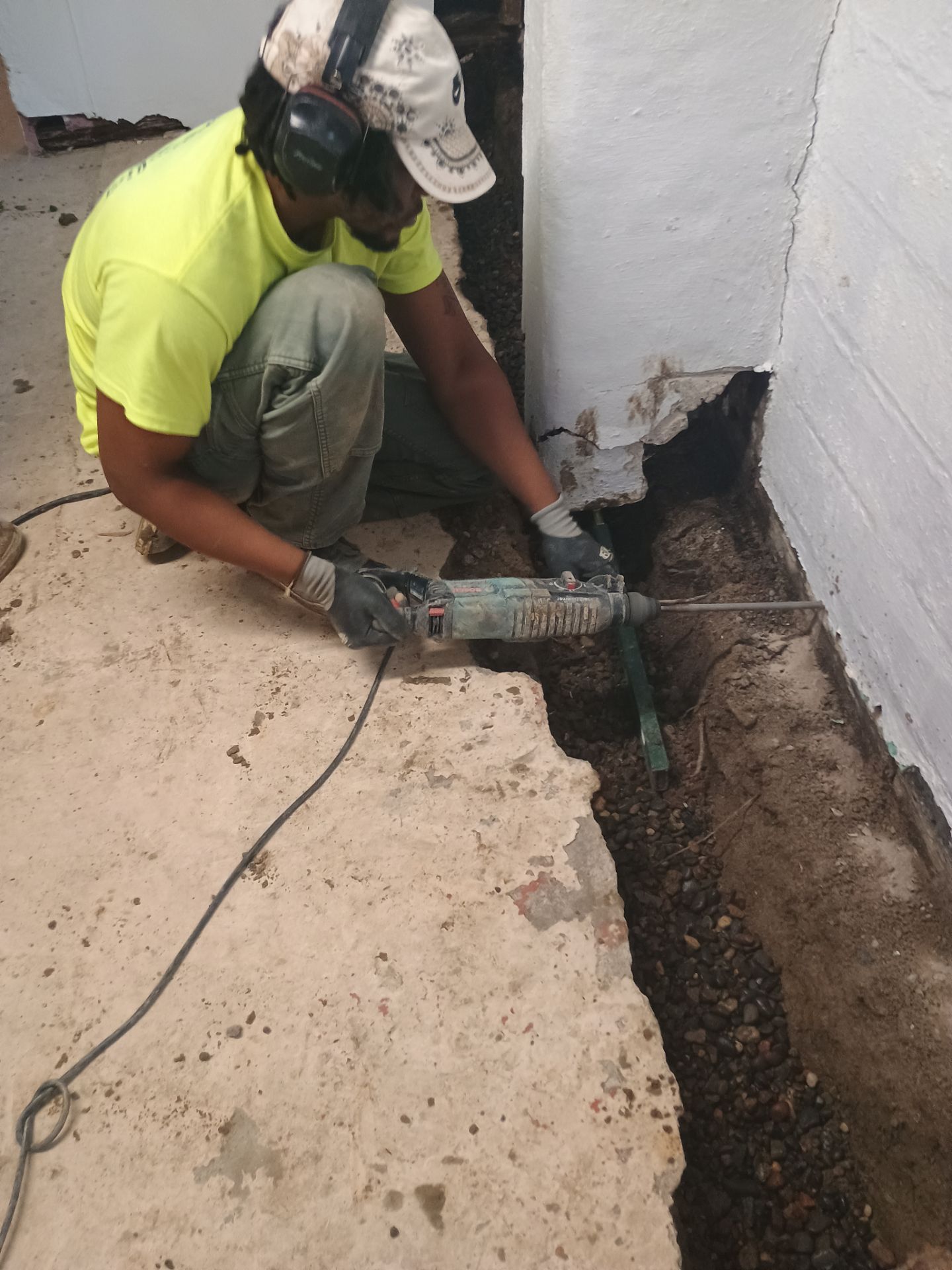 Another Drain Tile Project in the Books by Waterproofing Northeast