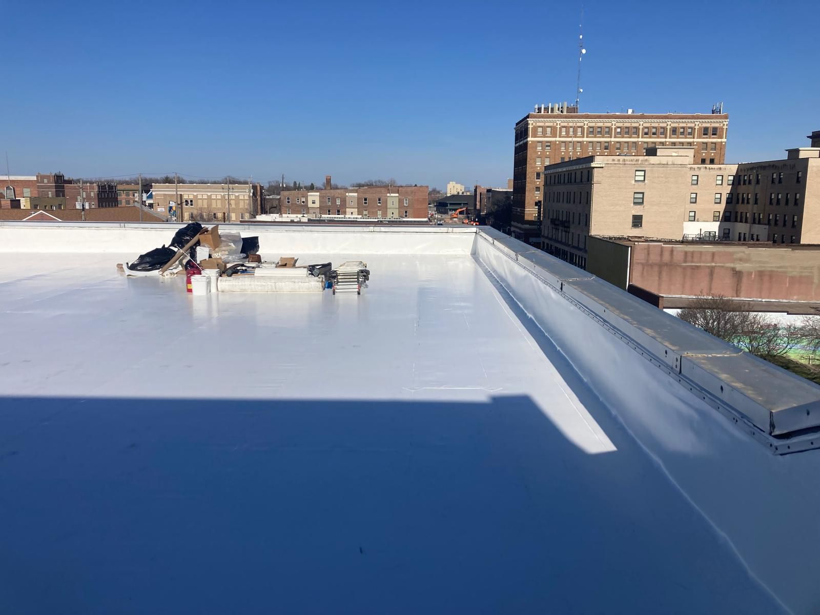 Commercial Roofing Installation using DURO LAST by Grell Roofing, LLC