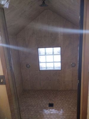 Shower Remodel & Ceiling Restoration – Correcting Water Damage and Rebuilding Right