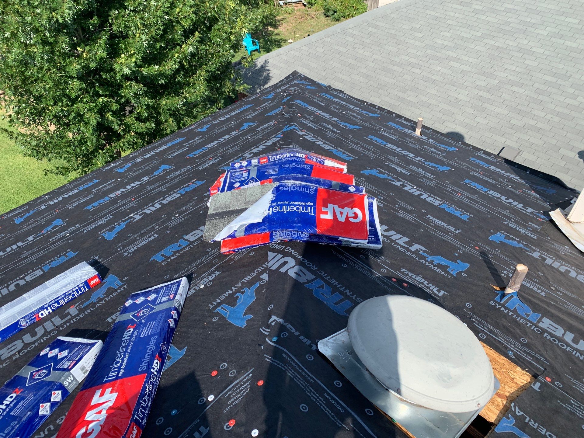 GAF Timberline HDZ Roofing Replacement and Fascia Restoration in Round Rock by Caliber Restoration LLC