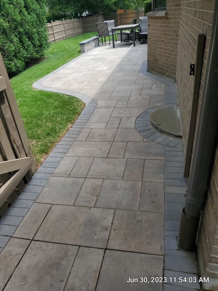 Brick paver clean, sand and seal. using Surebond SB-1300 by Northern Power Washing LLC.