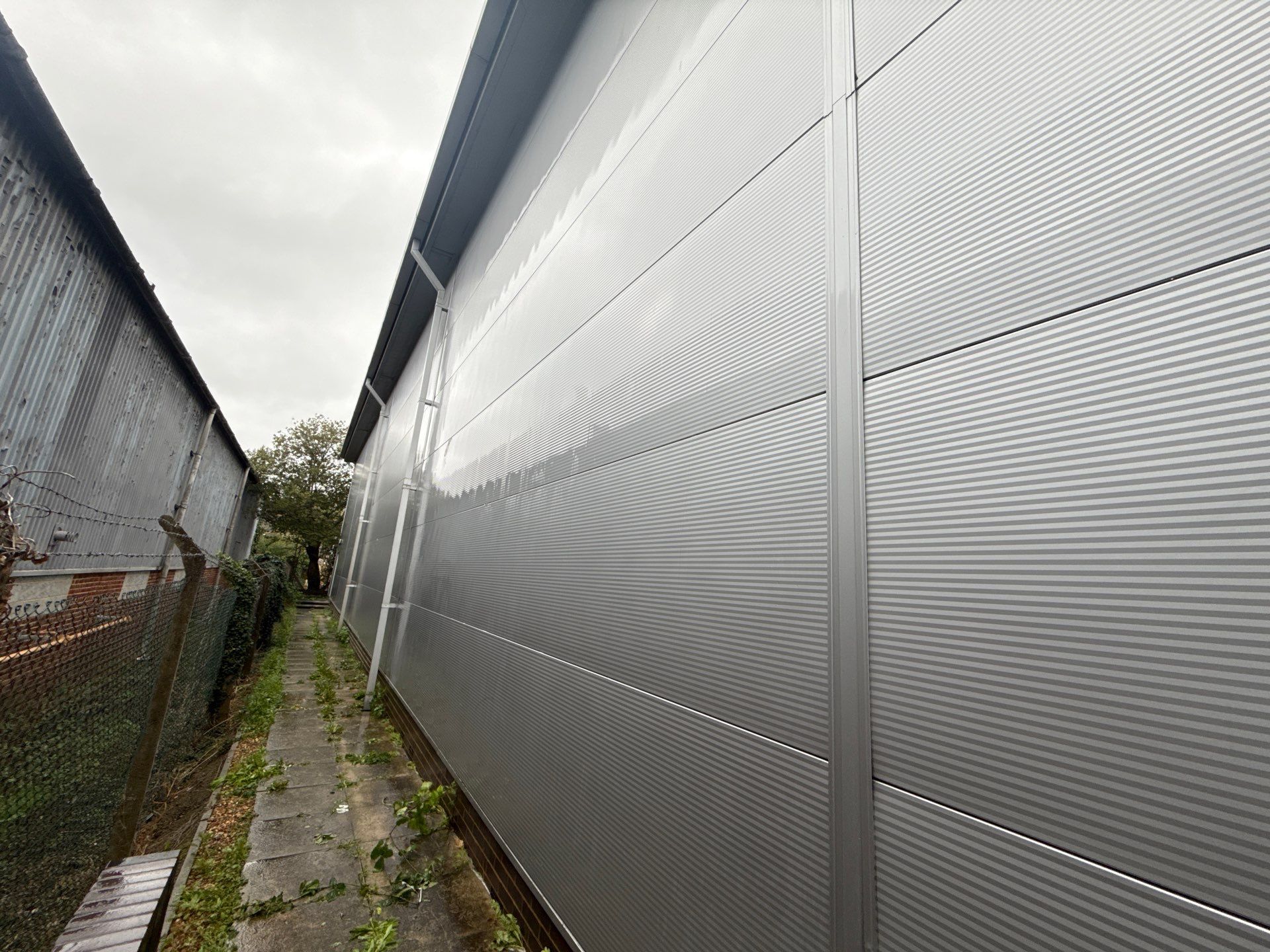 Warehouse Cladding and Roof Clean by Ges Exterior Cleaning ltd