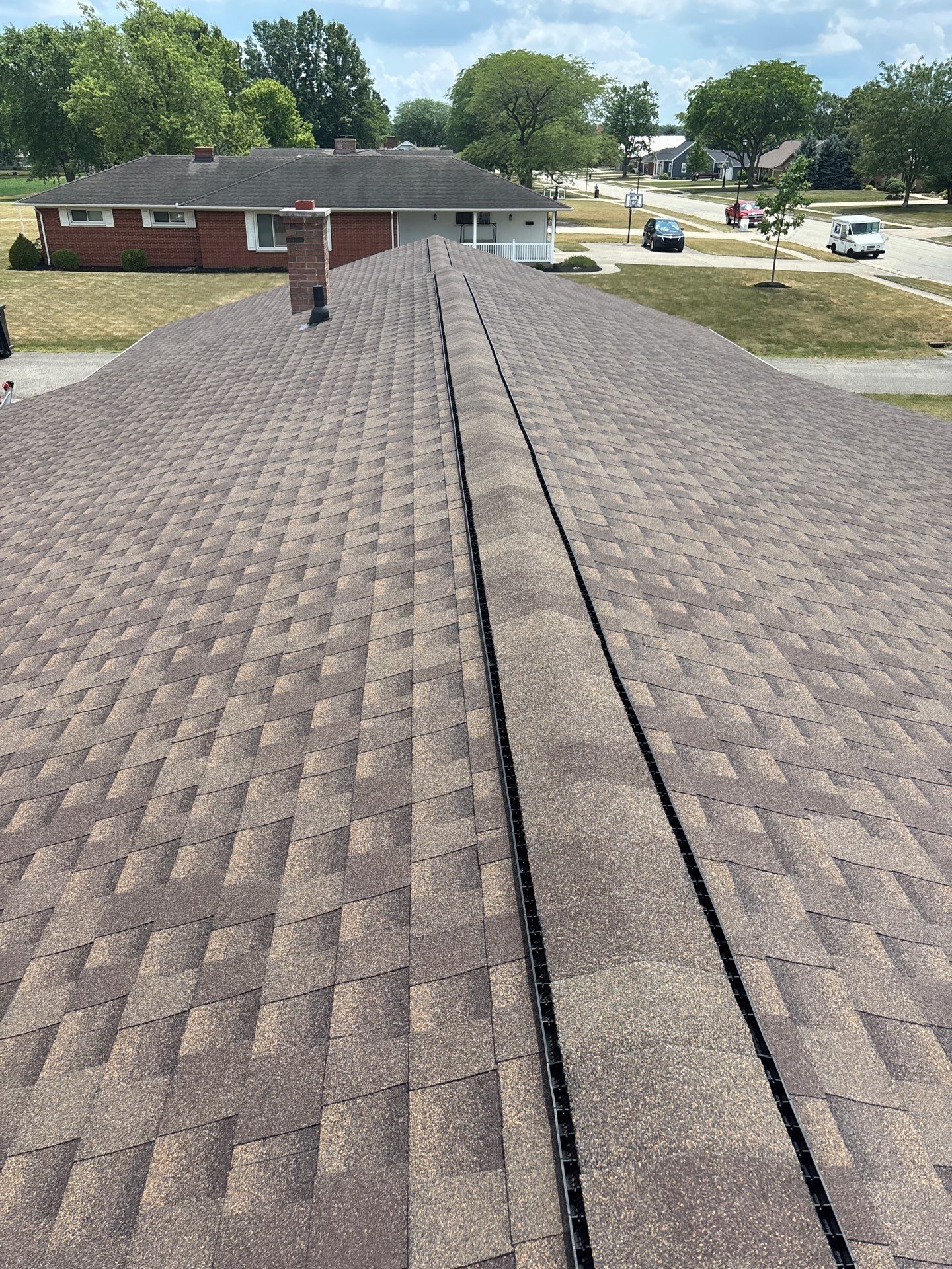 Residential Roofing Installation using GAF Timberline HDZ Barkwood by Nitro Roofing and Construction
