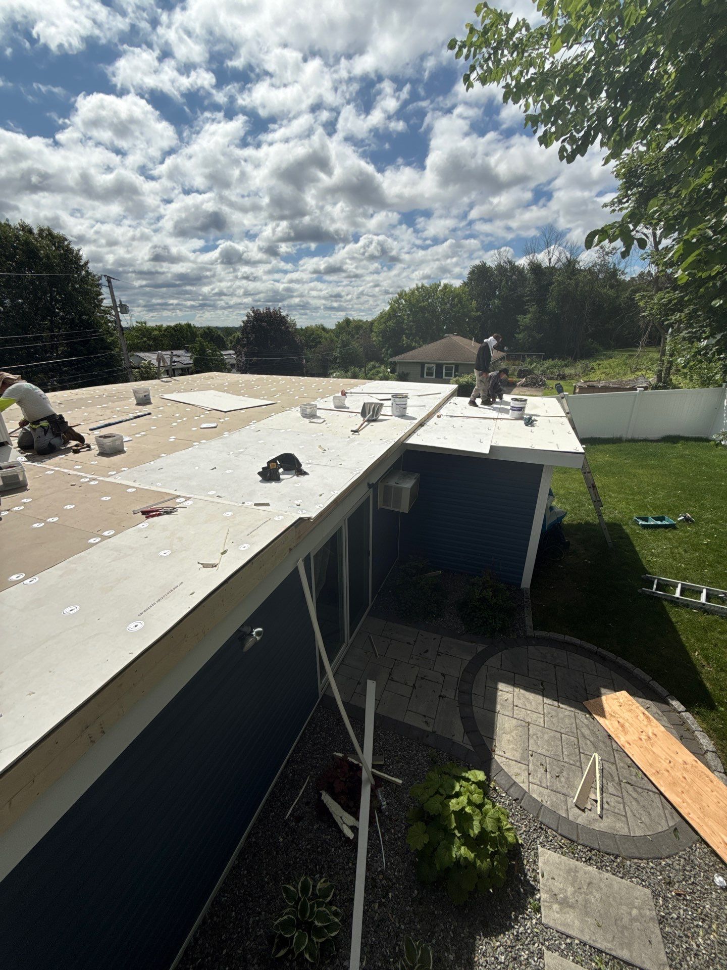 EPDM Flat Roof Installation + Seamless Gutter Upgrade by Mighty Dog Roofing of Greater Middlesex County