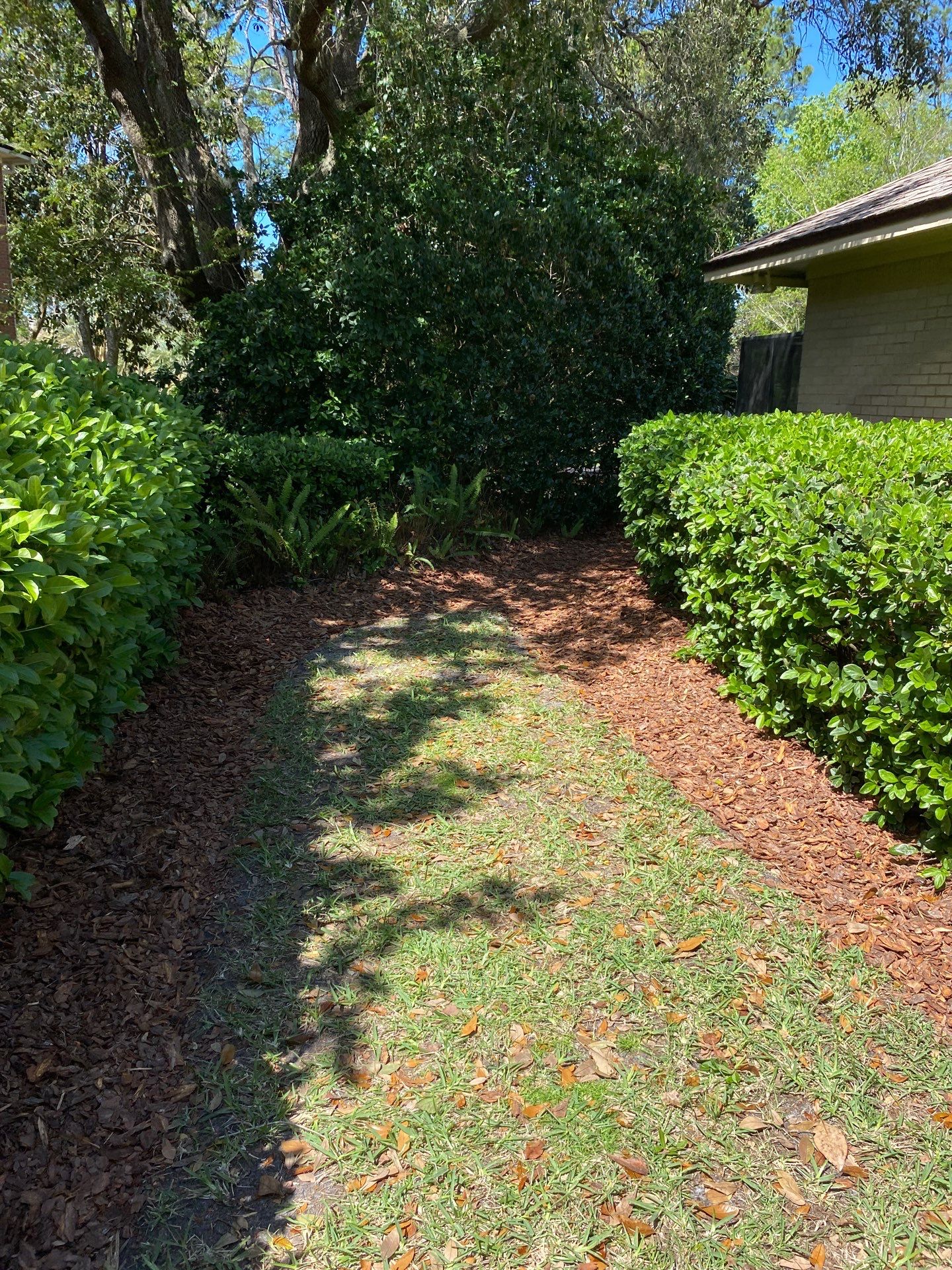 Deerwood Resident | Pine Bark Install by ProGreen Services
