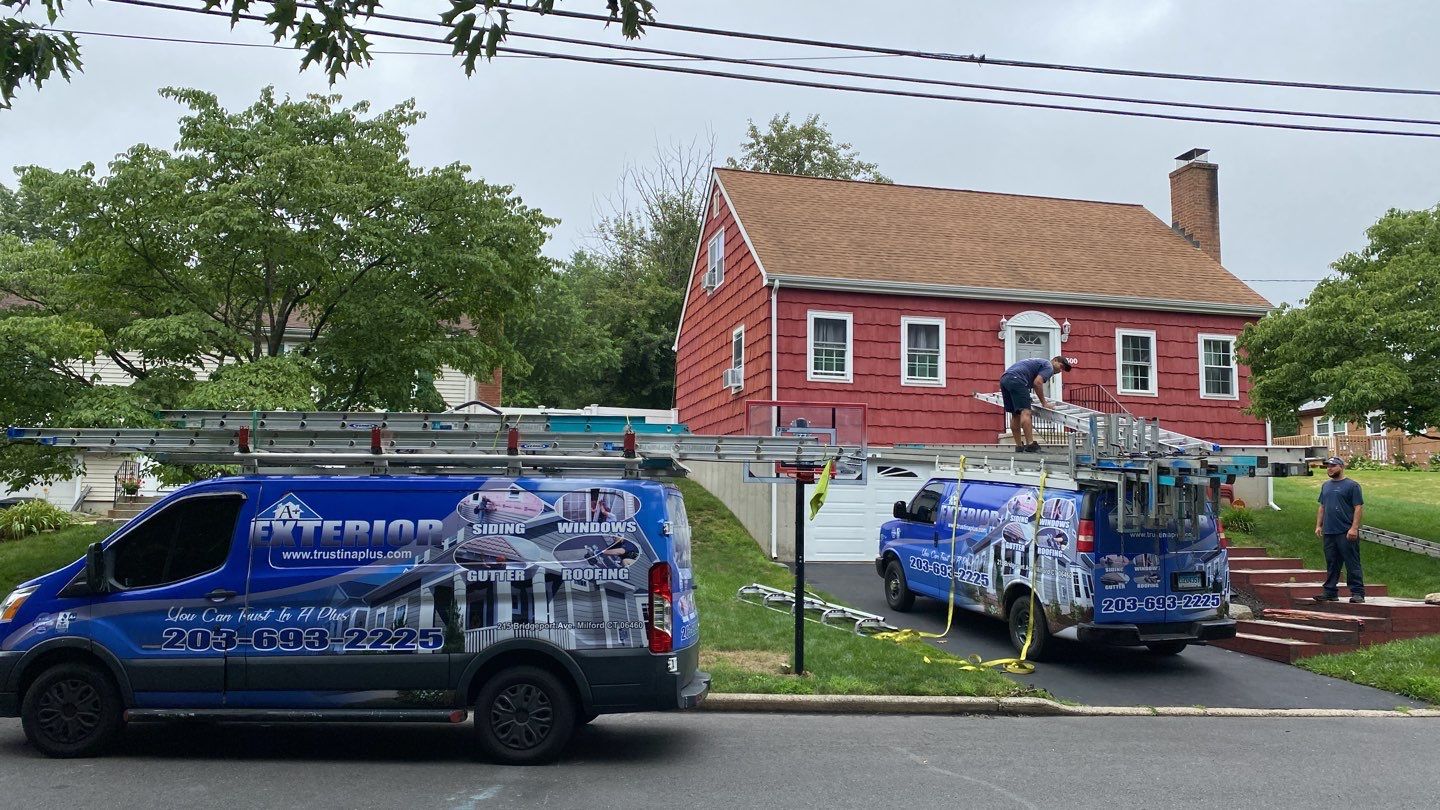 Siding Installation using Royal Building Products Rustic Red by A Plus Exterior