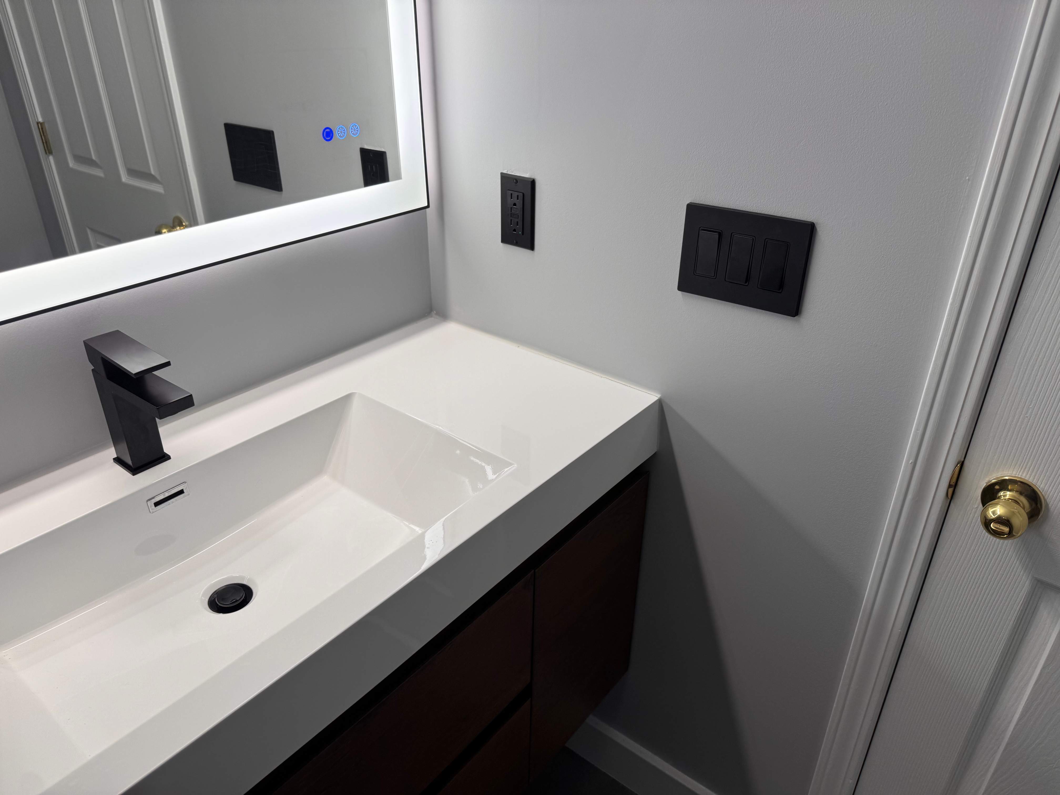 Basement bathroom renovation by Prudencio