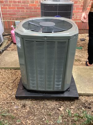 Heat pump replacement using Trane