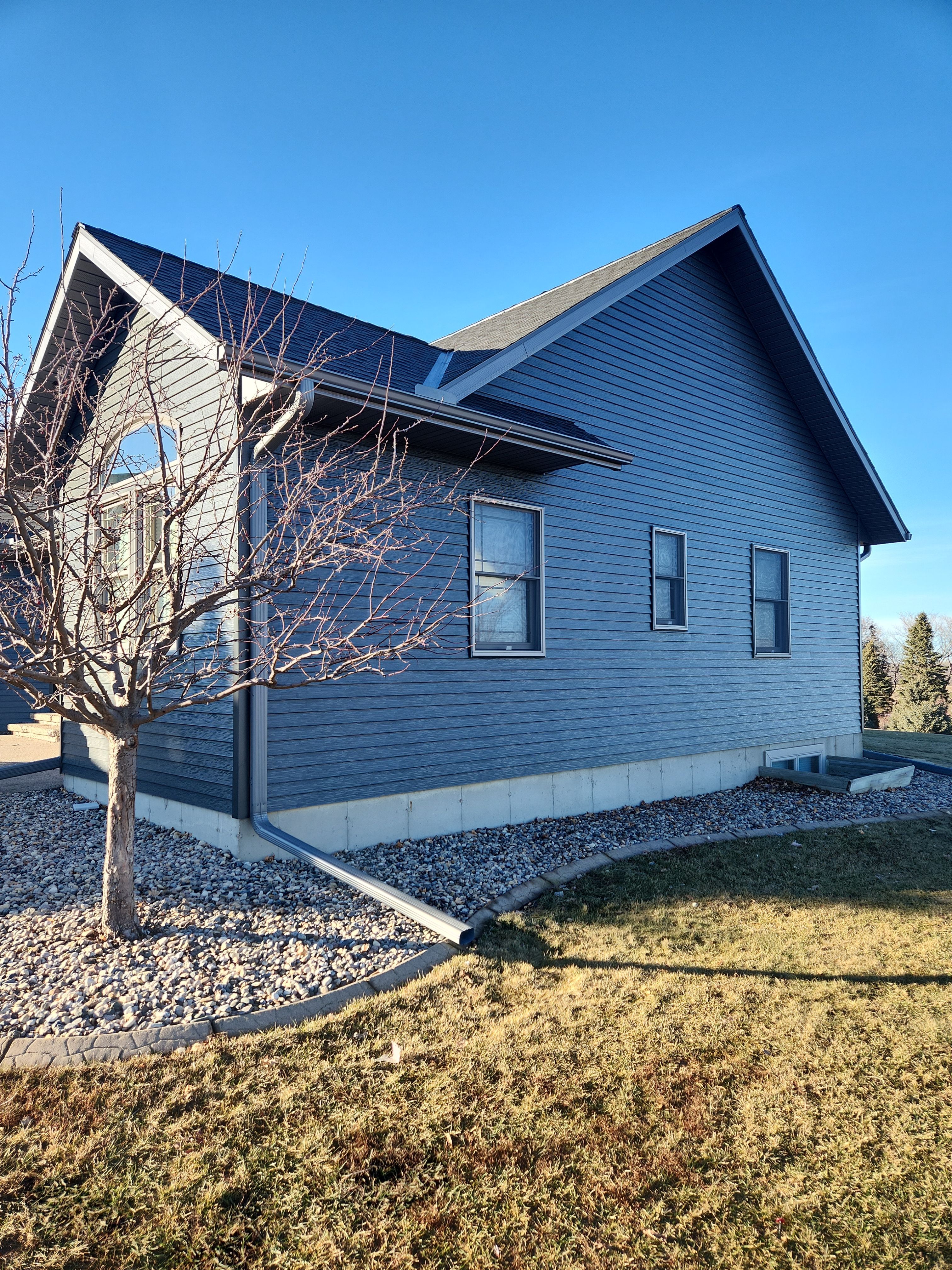 5" Gutters in Dawson by Next Level Seamless Gutters / Exteriors Inc.
