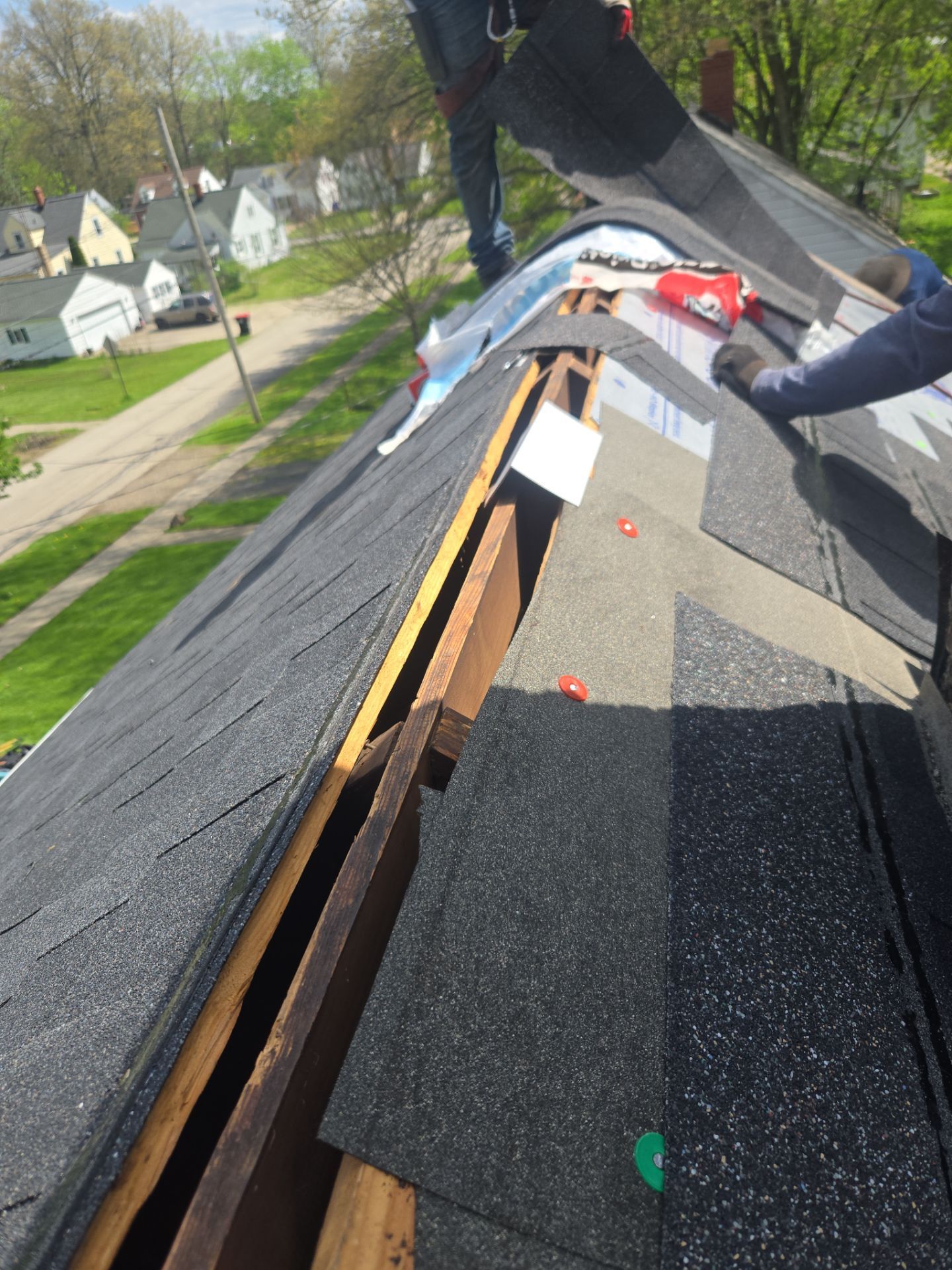 Abby D: Atlas Pinnacle, Color, Black Shadow, Drip Edge, Black by Eagle Eye Roofing