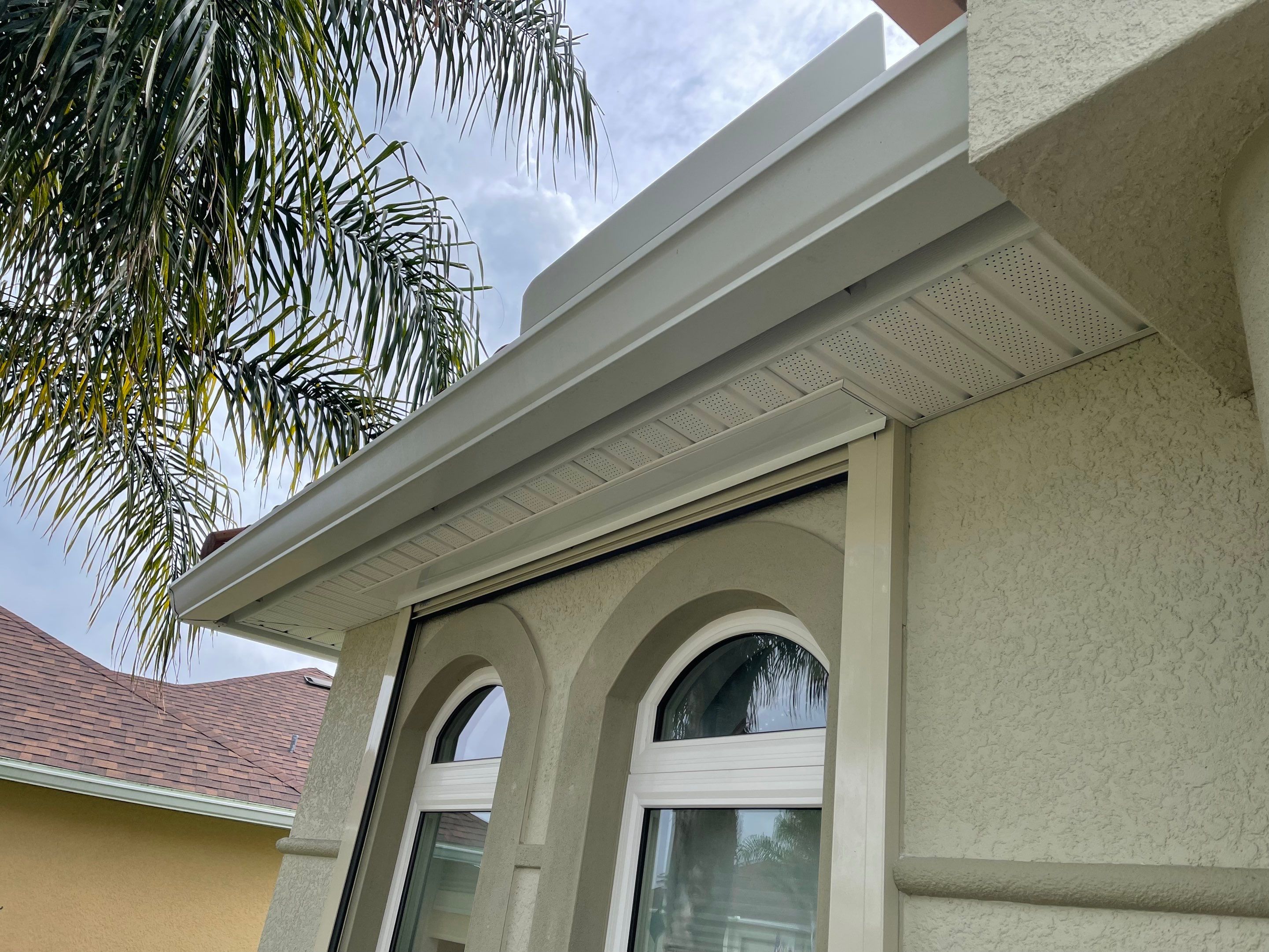 Giant Lanai rolling shutter with hidden roll shutter by Smart Guard Shutters