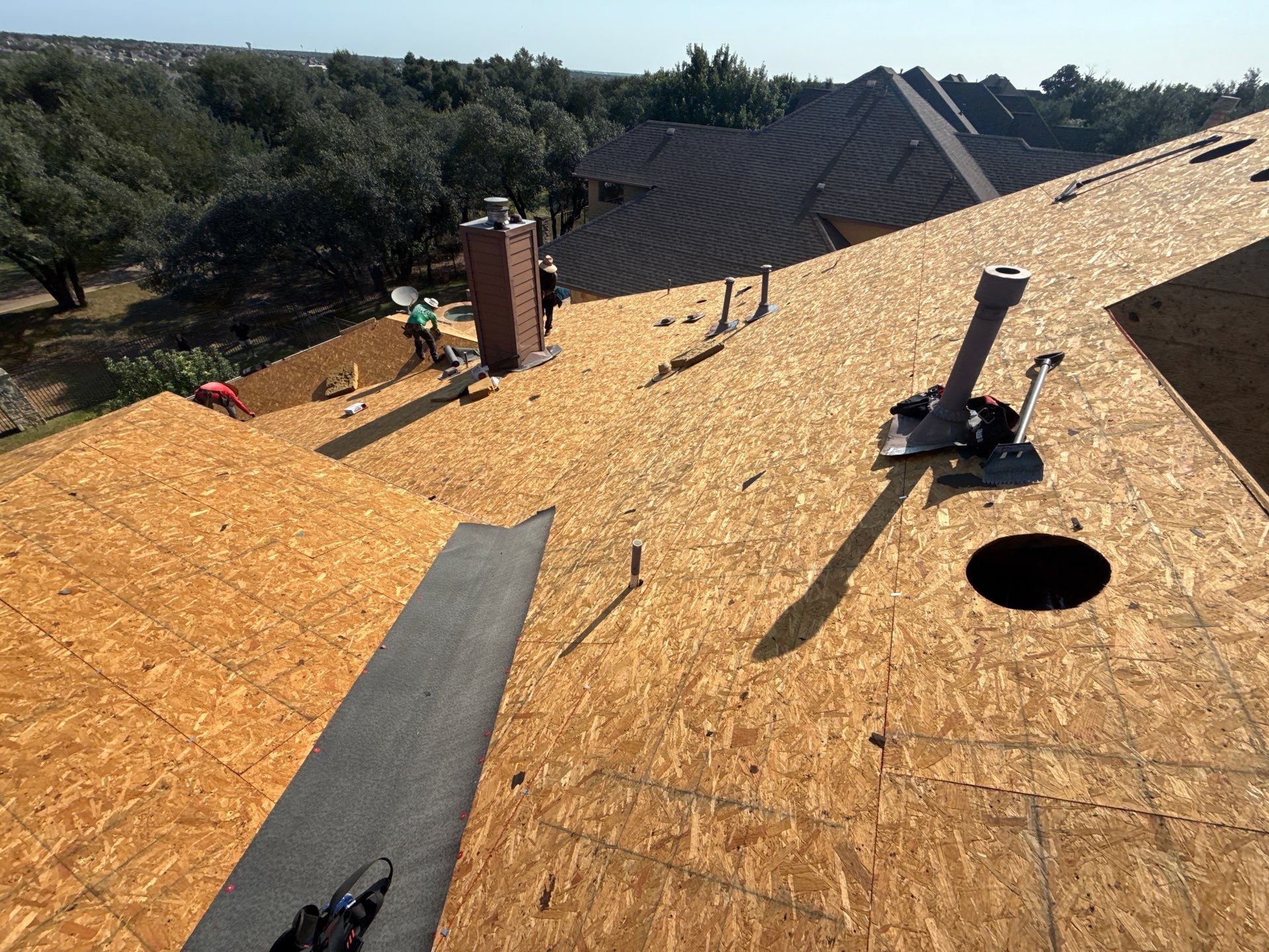 Project in Austin by Duque Roofing & Construction