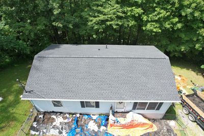 Residential Roofing Installation using GAF Timberline HDZ Charcoal