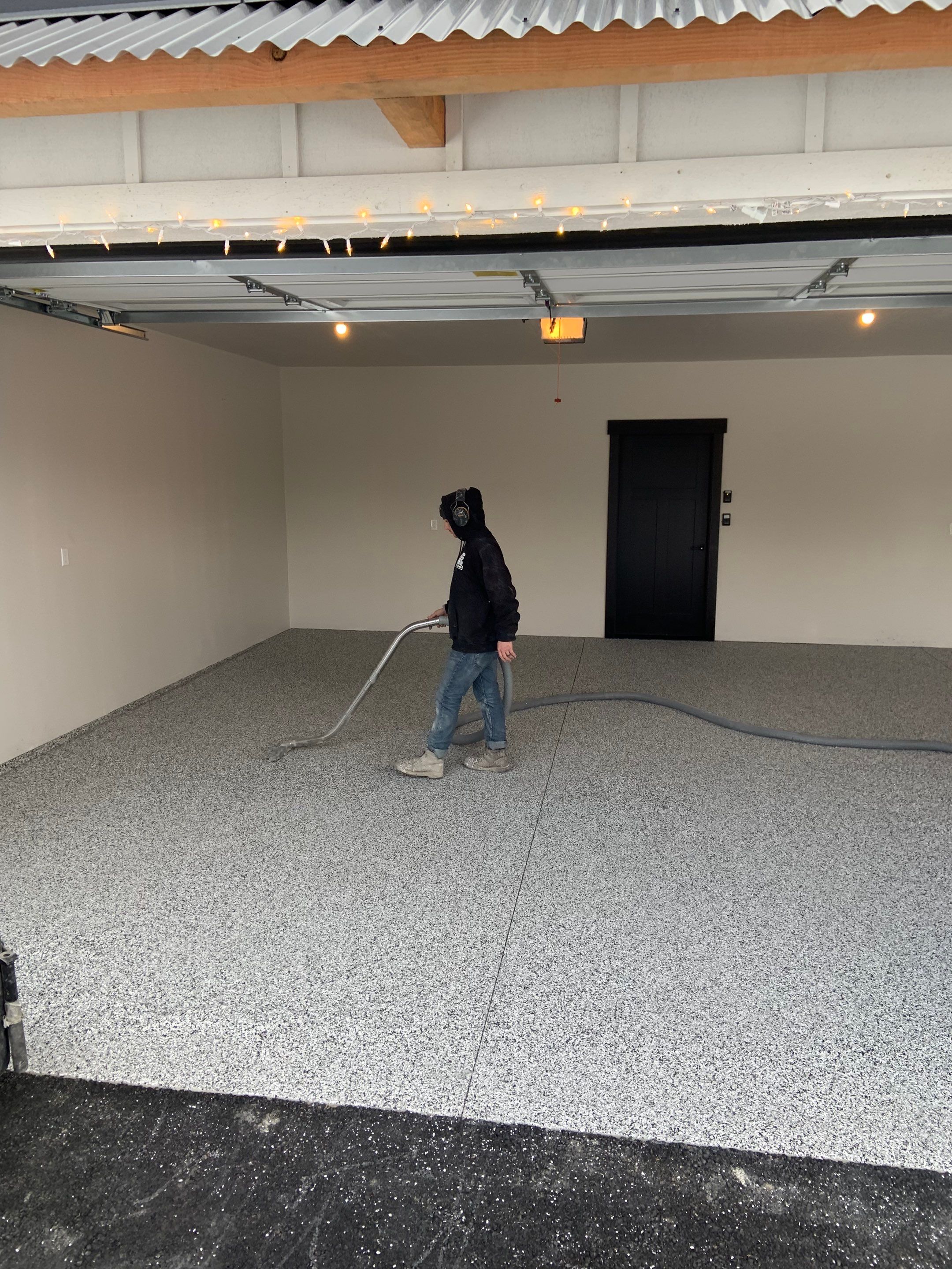 Garage Transformation using Domino and The Penntek Evolution System by Croc Coatings, LLC