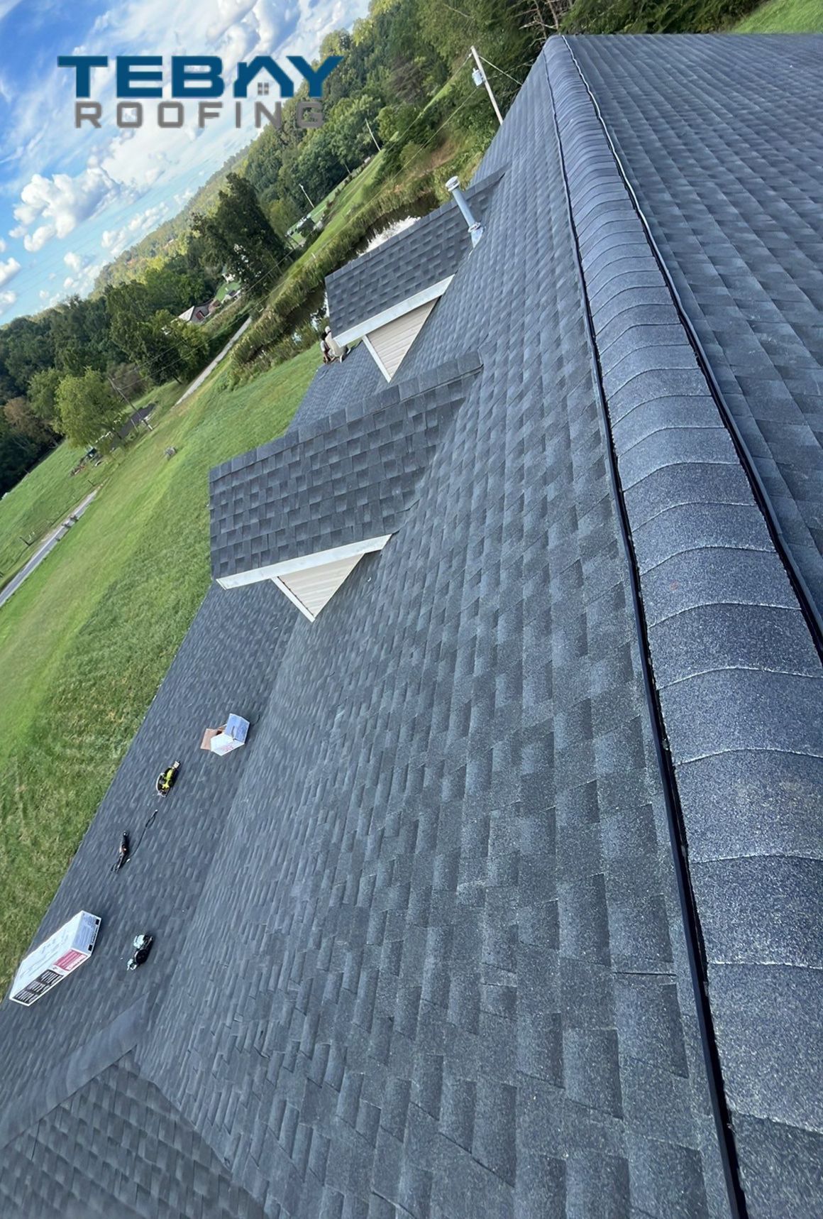 Residential Roofing Installation using GAF Timberline HDZ by Rainstoppers Roofing