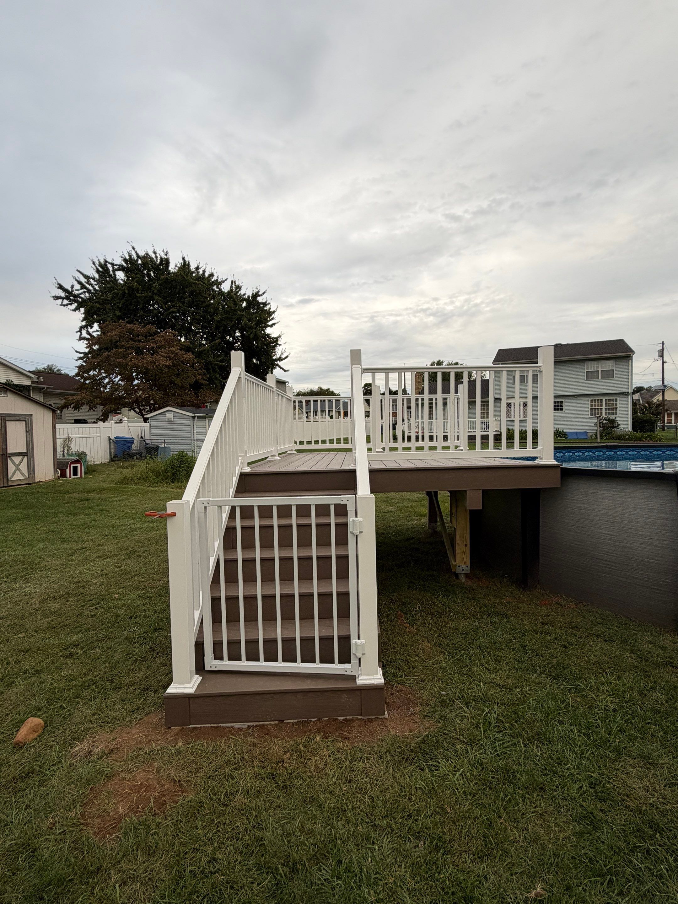 New Pool Deck in Florence, New Jersey by deck guardian