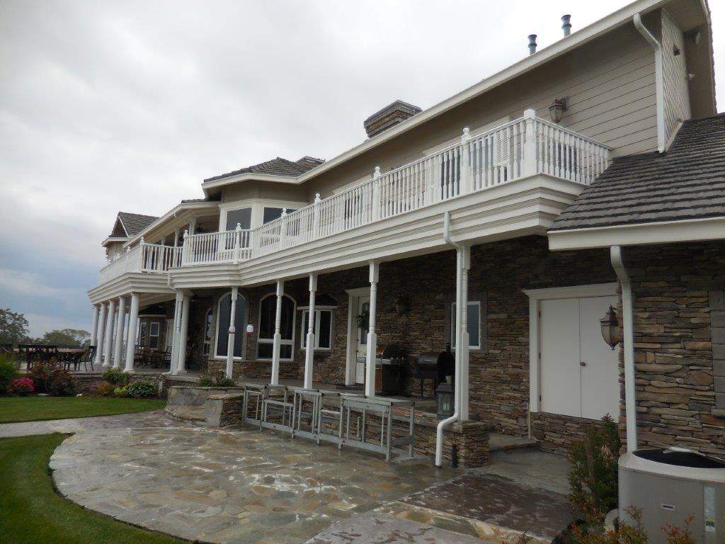 Sealant system over walk deck over house using Rubber coat and coatings by Straight Edge Roofing Inc