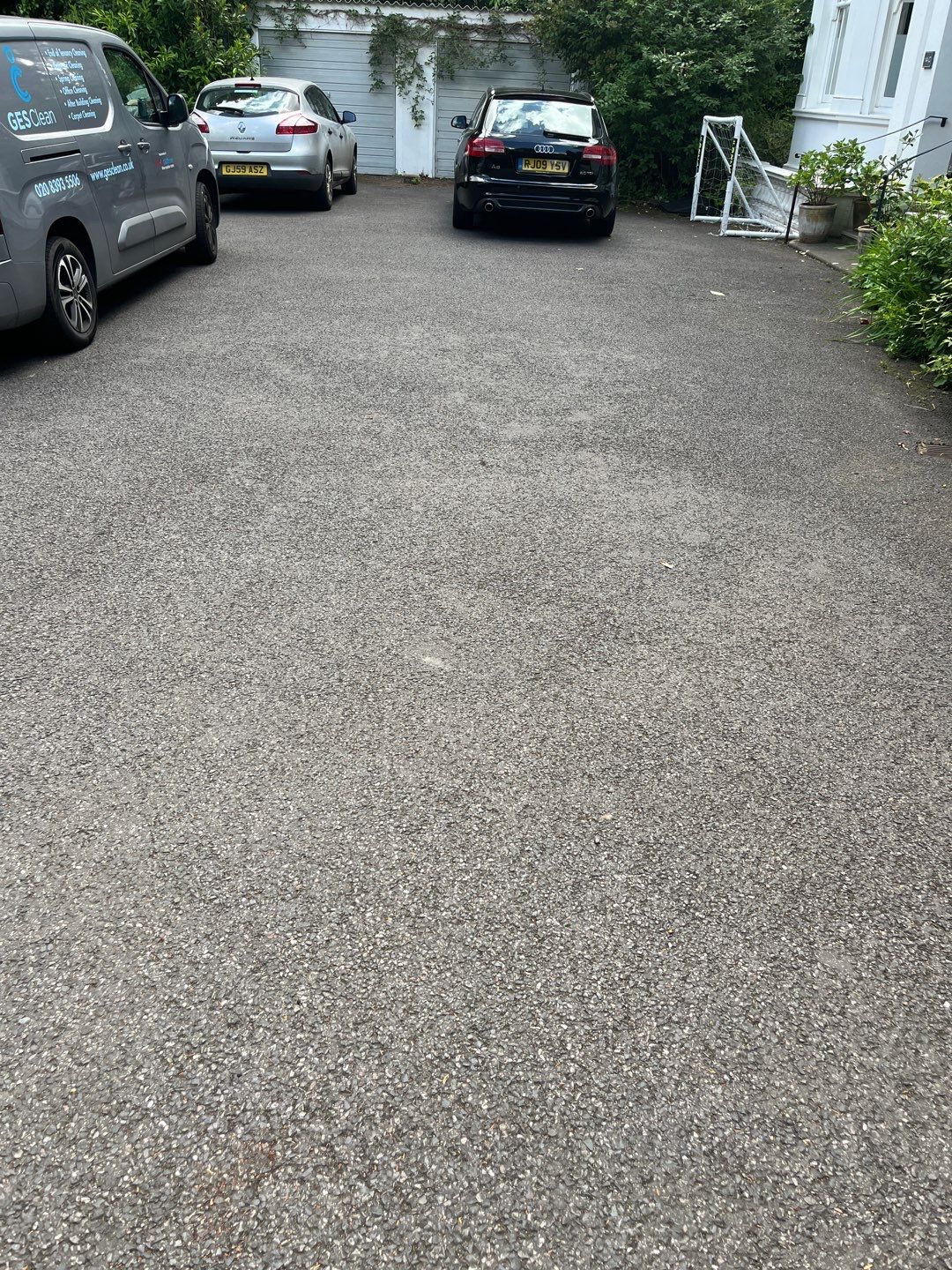 Render and patio clean using Pureseal Biocide by Ges Exterior Cleaning ltd