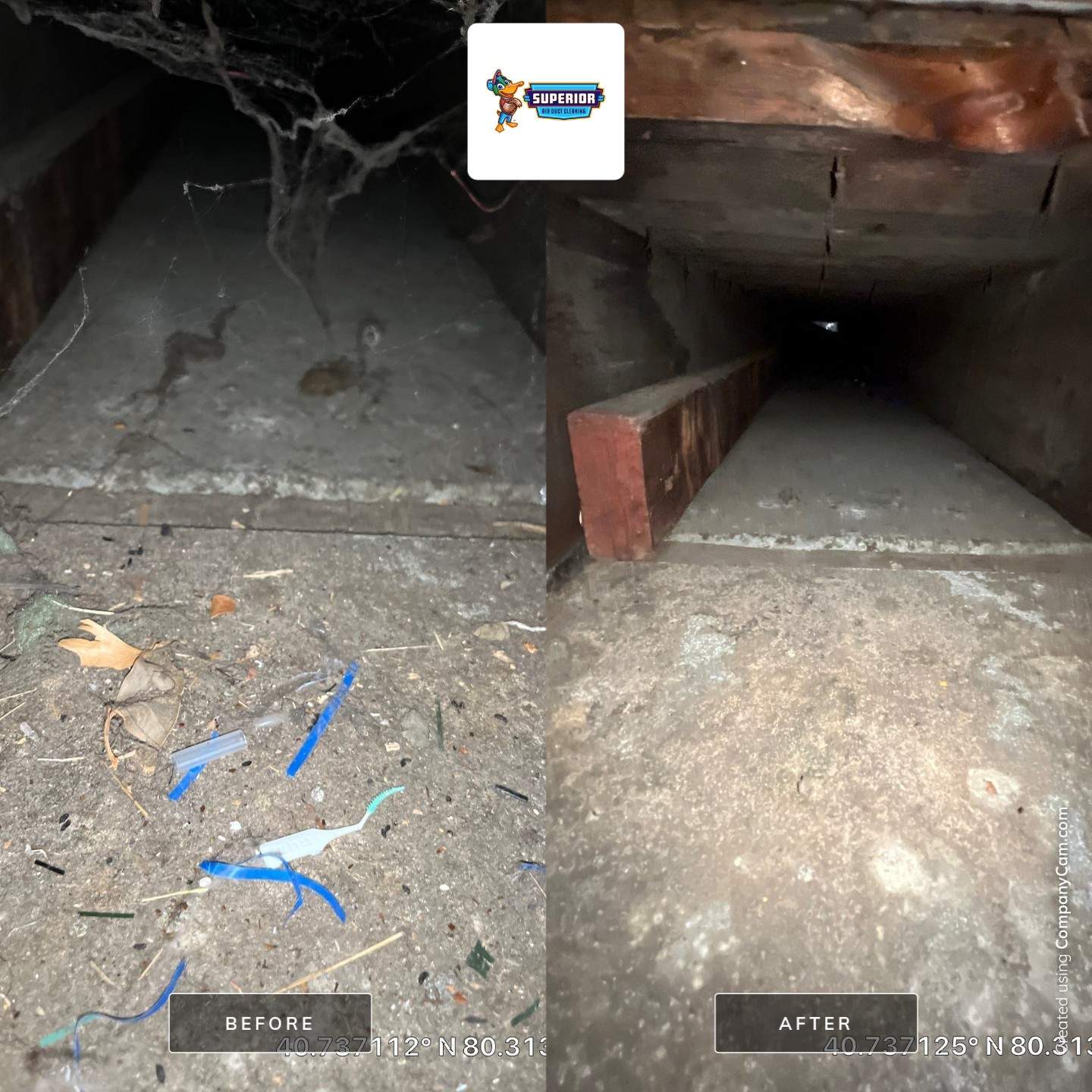 Air Duct Cleaning With a Vacuum Truck in New Brighton, PA by Superior Air Duct Cleaning