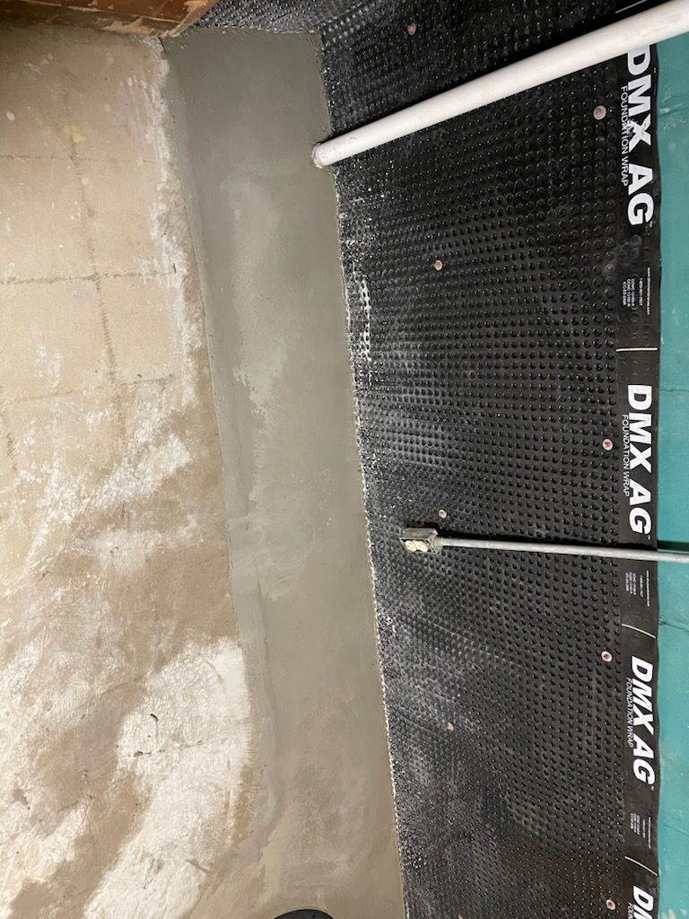 Interior Basement Waterproofing in South MPLS by Waterproofing Northeast