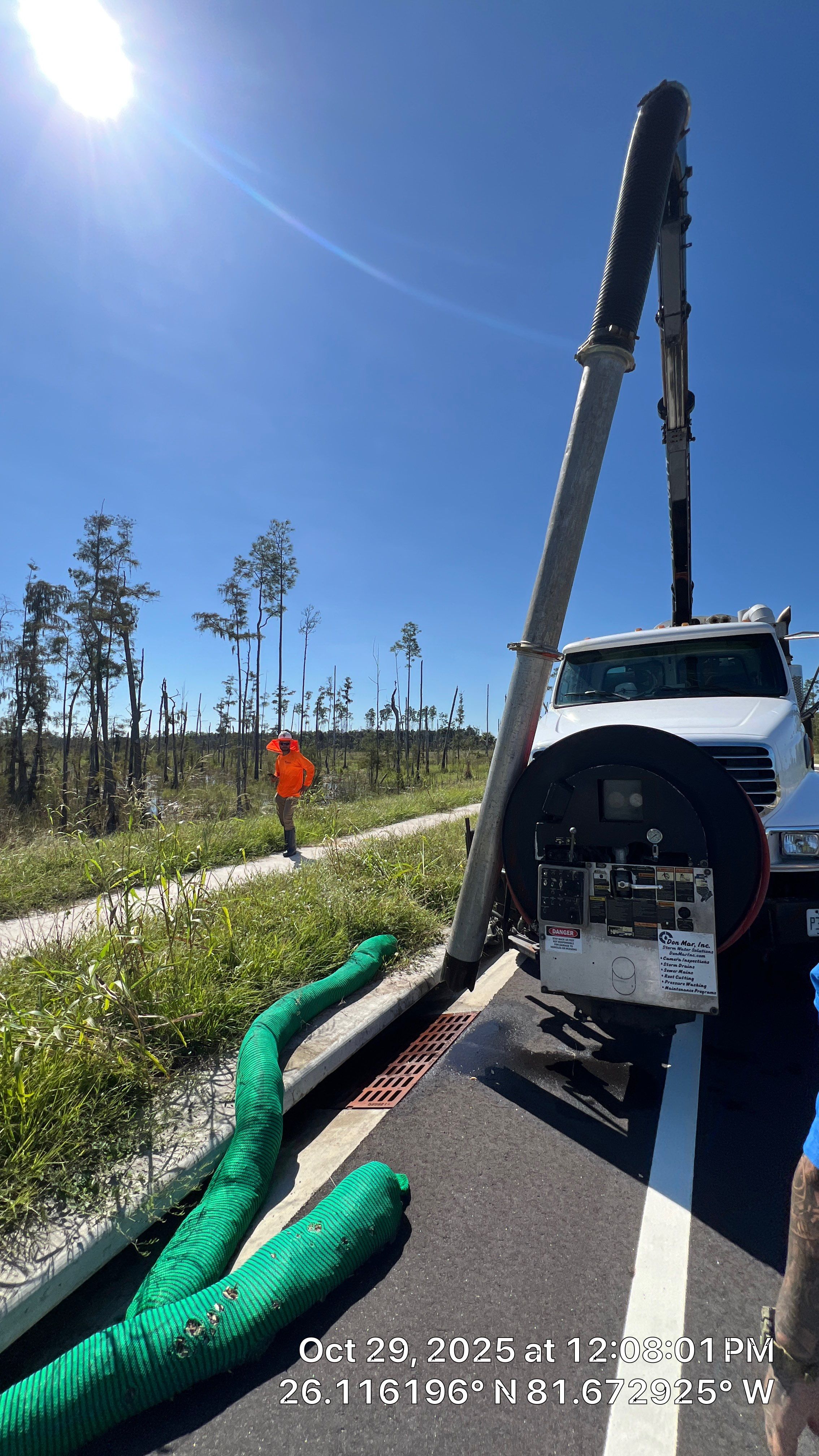 New Construction Road off Rattlesnake in Naples by Don Mar, Inc. Storm Water Solutions