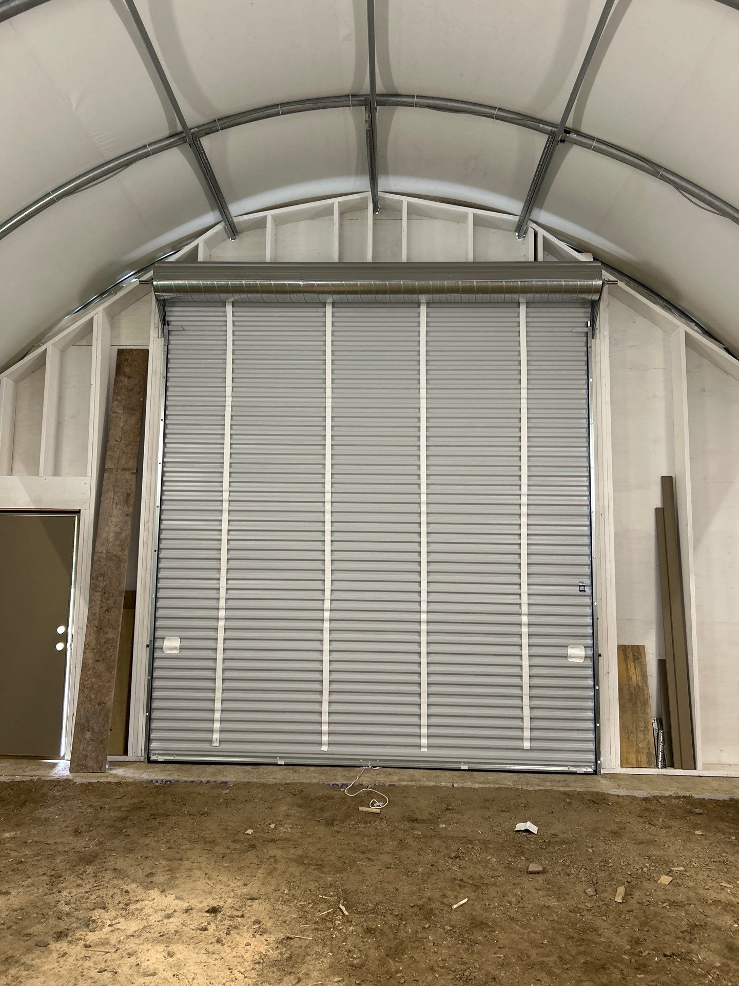 Door Installation using Tractrite Rollup Commercial Garage Door by Keene Door