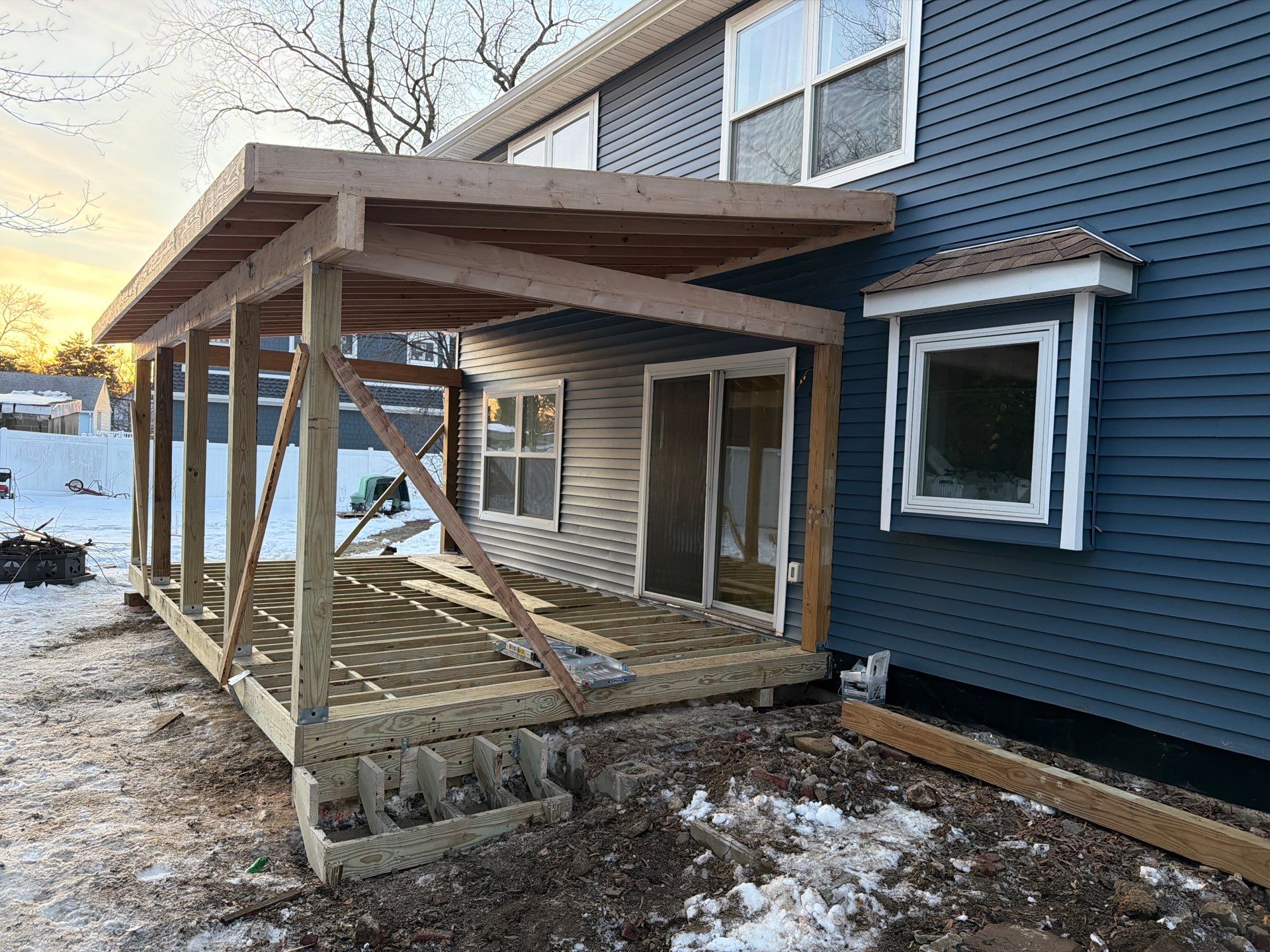 New Deck Porch In Keport by deck guardian