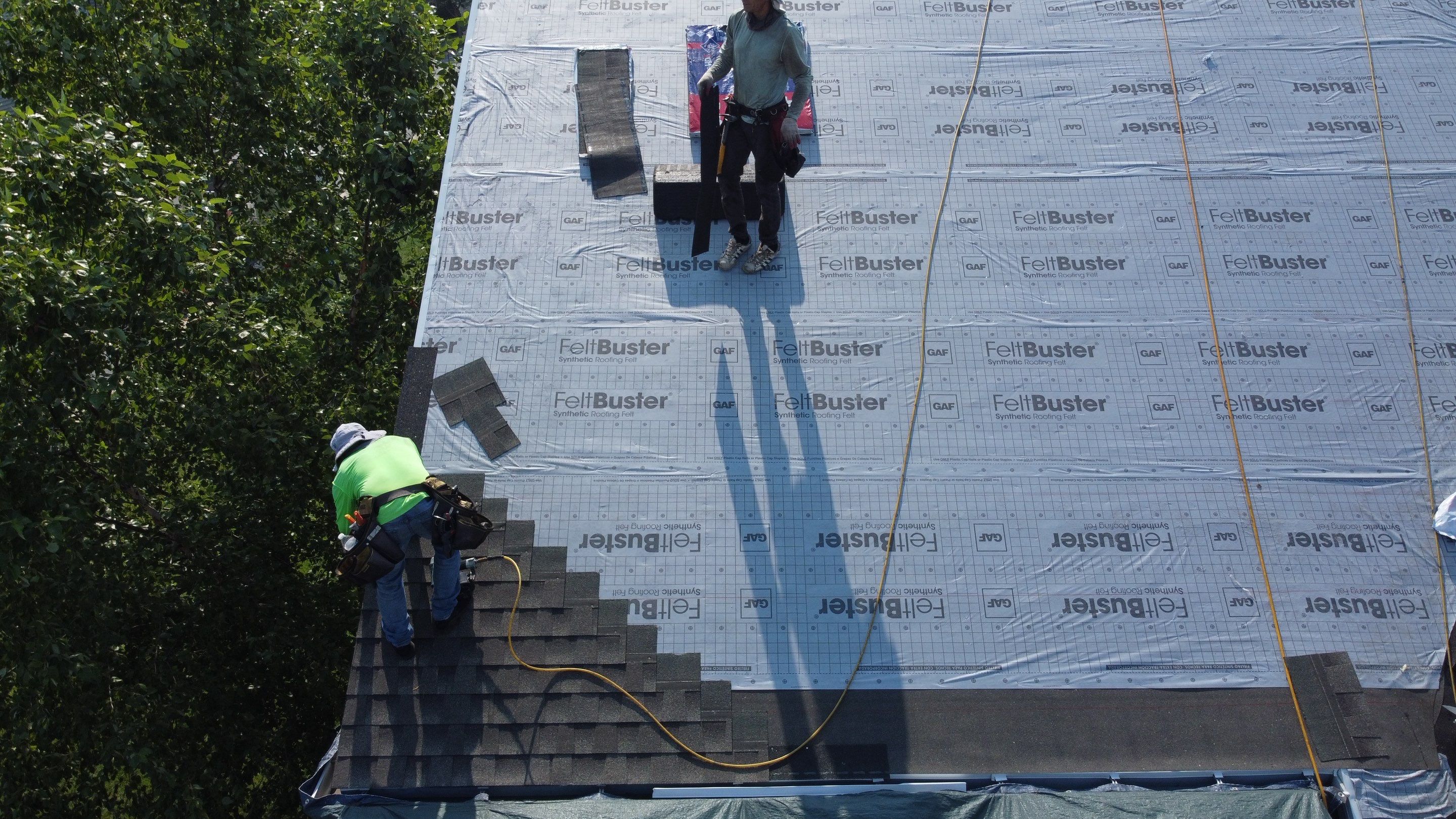 Residential Roofing Installation using GAF Timberline HDZ by Matter Construction, LLC