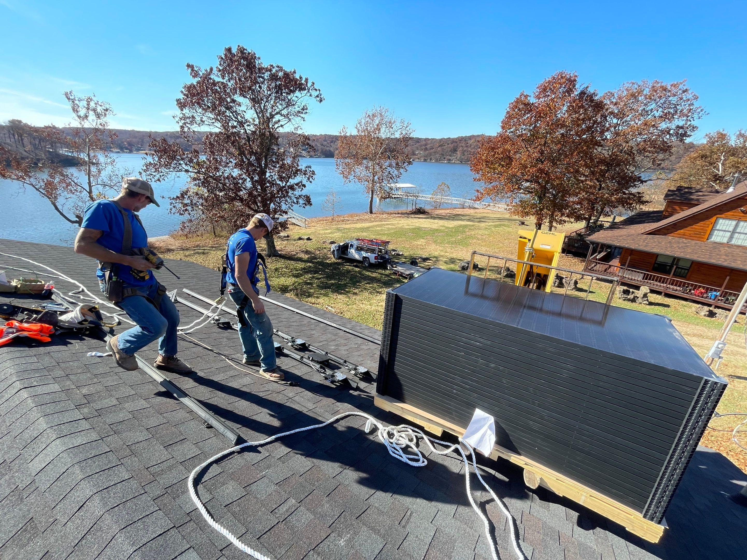 9.6KW Roof Mount Solar System by Argent Electric LLC