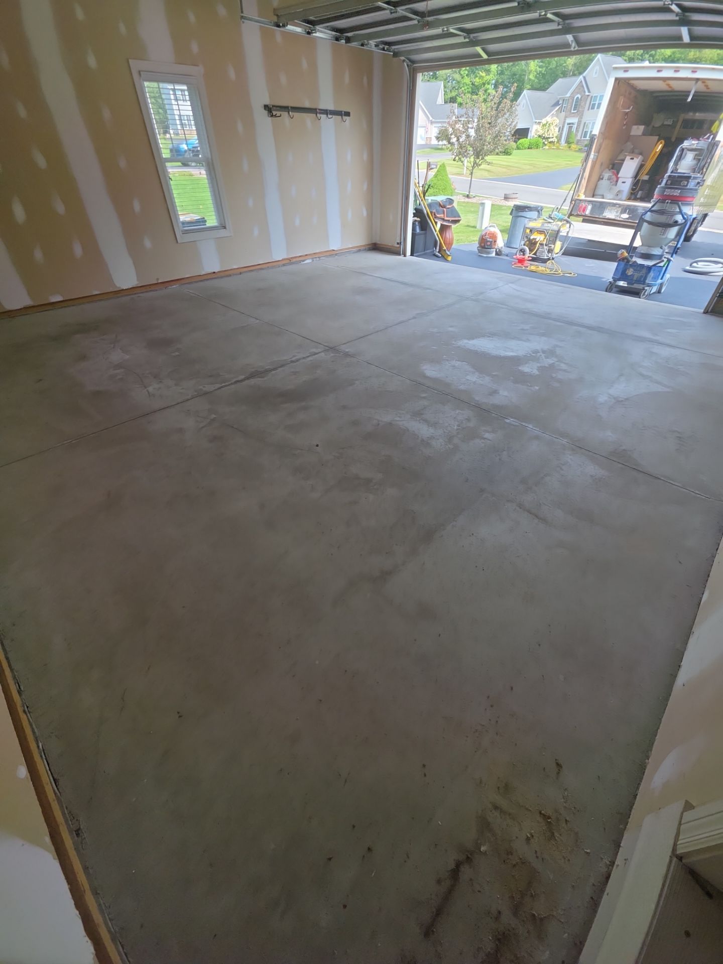 Vintage Zircon Garage Coating by NG Masonry & Construction LLC