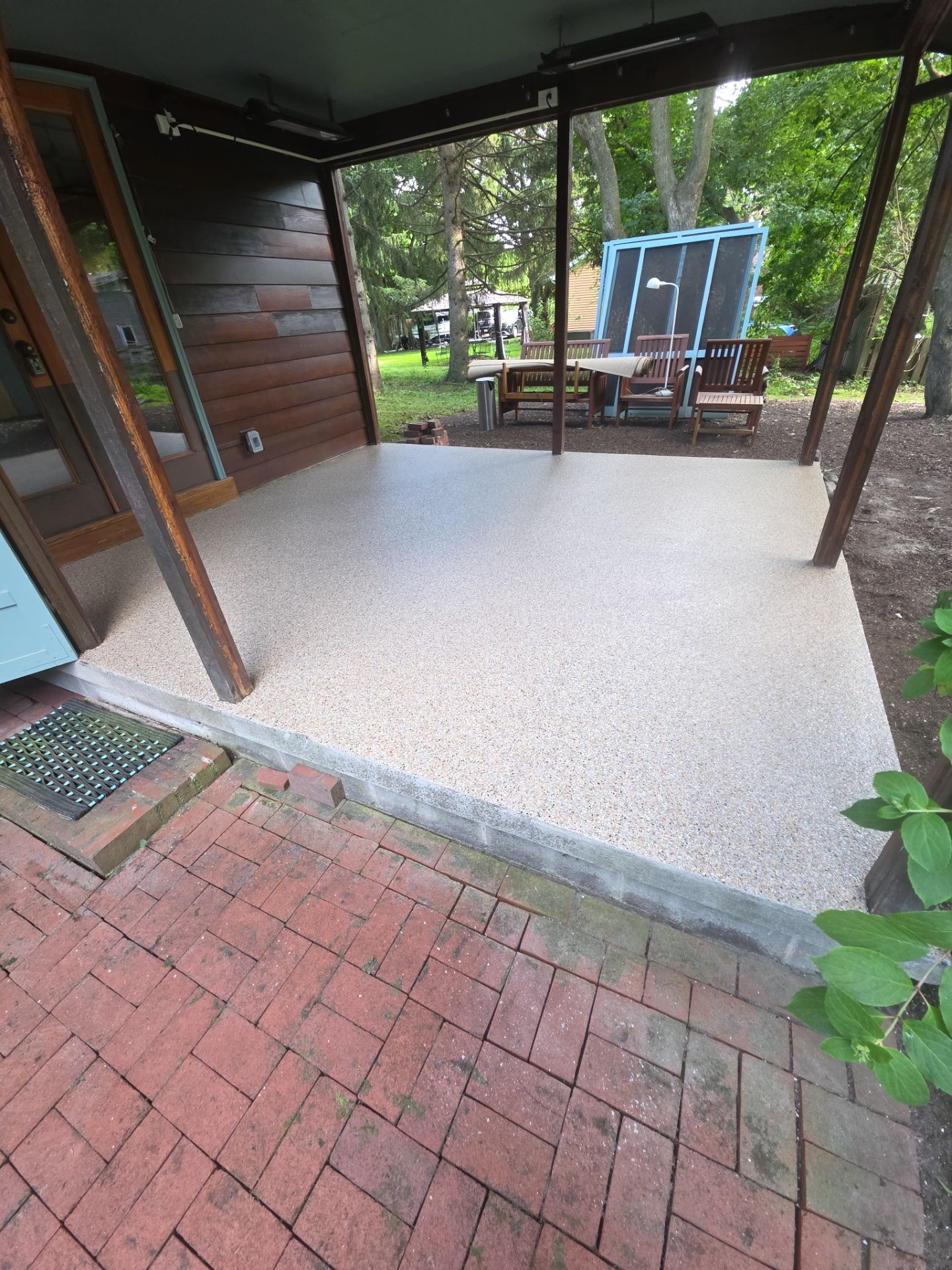 Bagari Arcadia Porch Coating by NG Masonry & Construction LLC