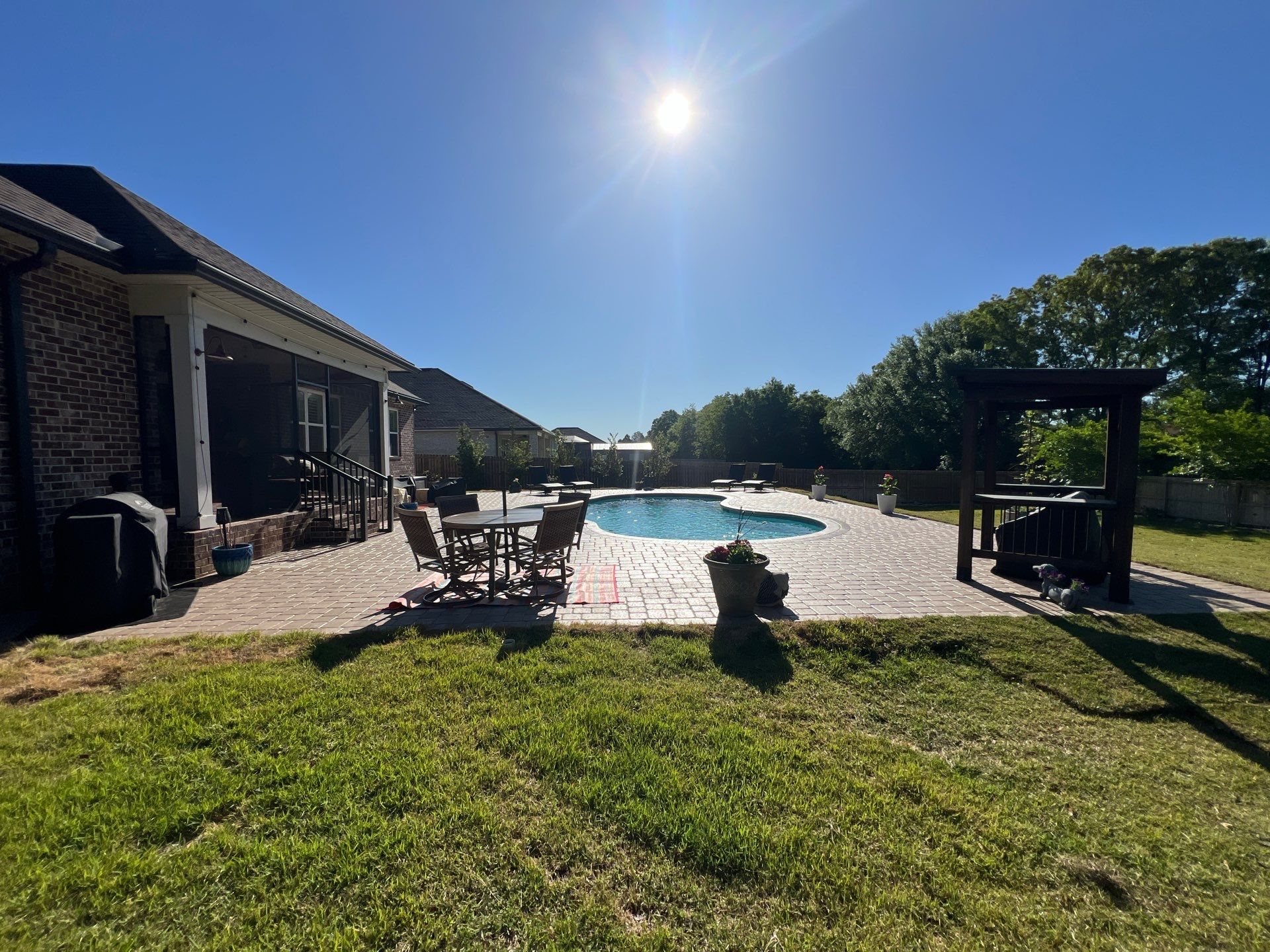 Titan Pool Cage in Baker, FL by Titan Sunrooms