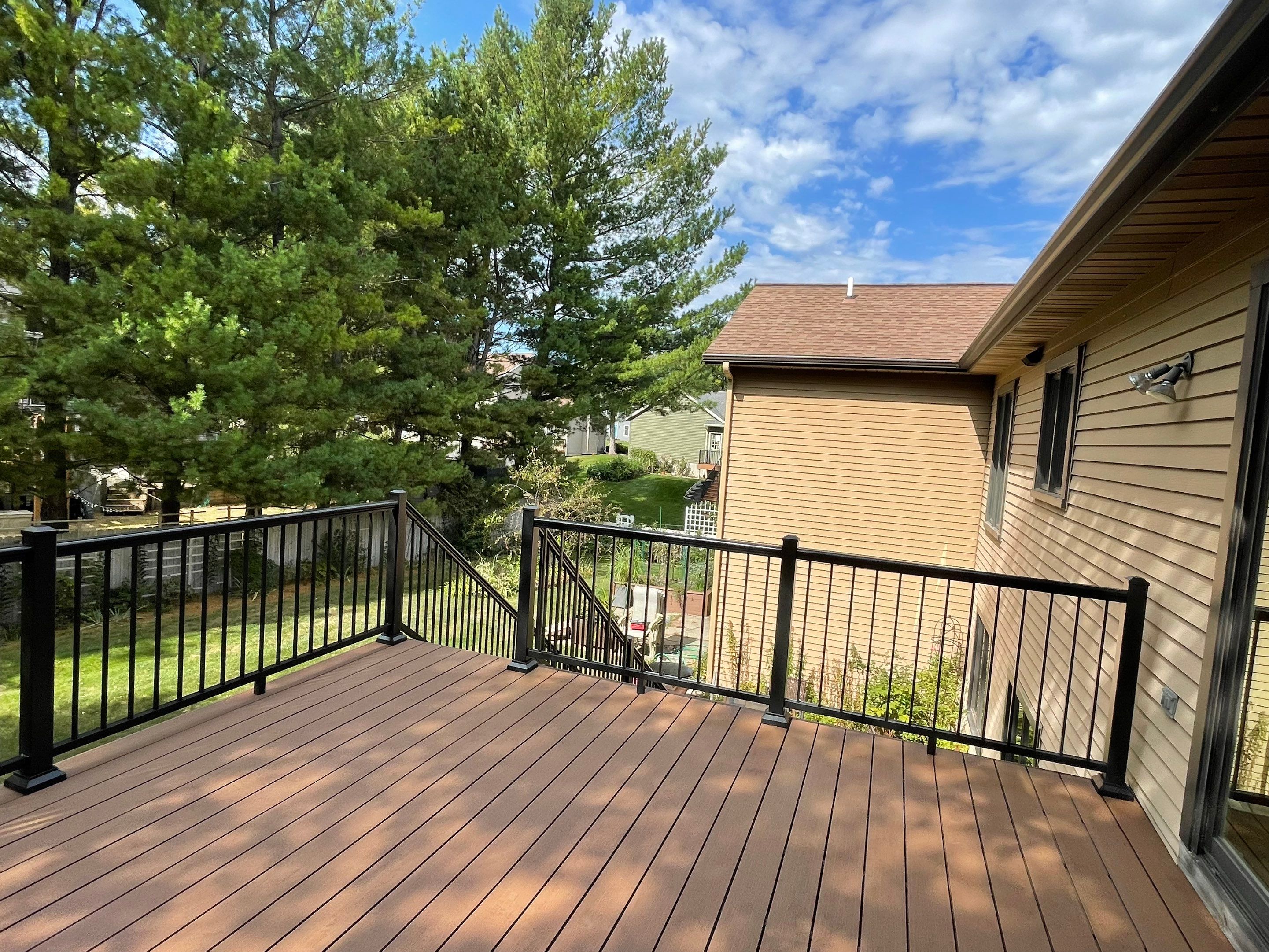 Deck Installation using TIMBERTECH DECKING by Avalon Roofing and Exteriors