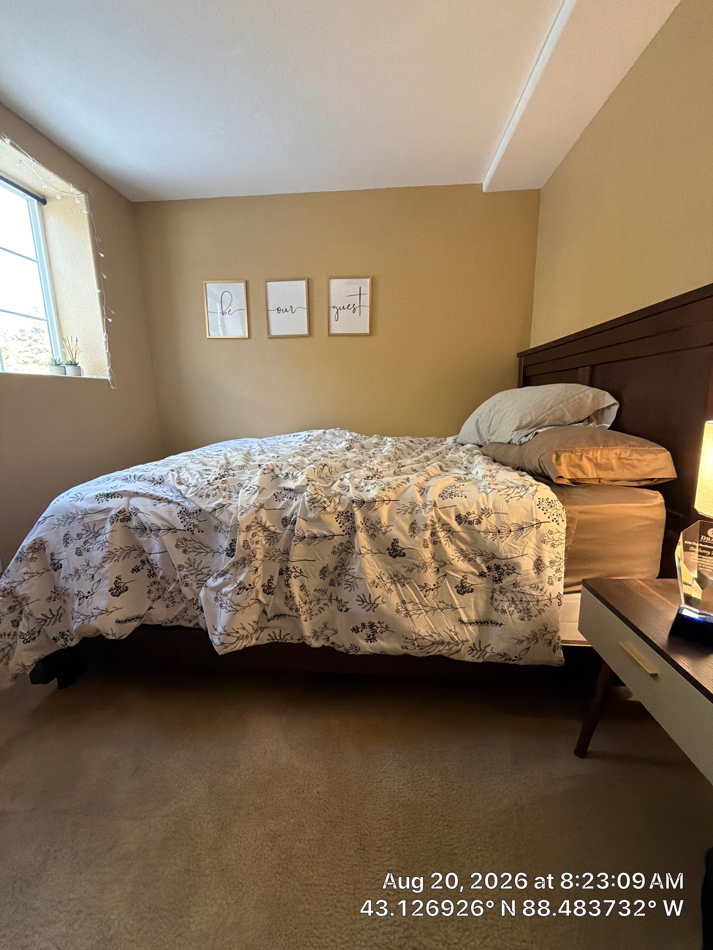 Interior Bedroom Renovation and New Door Installation in Oconomowoc by CompanyCam Sales Demo