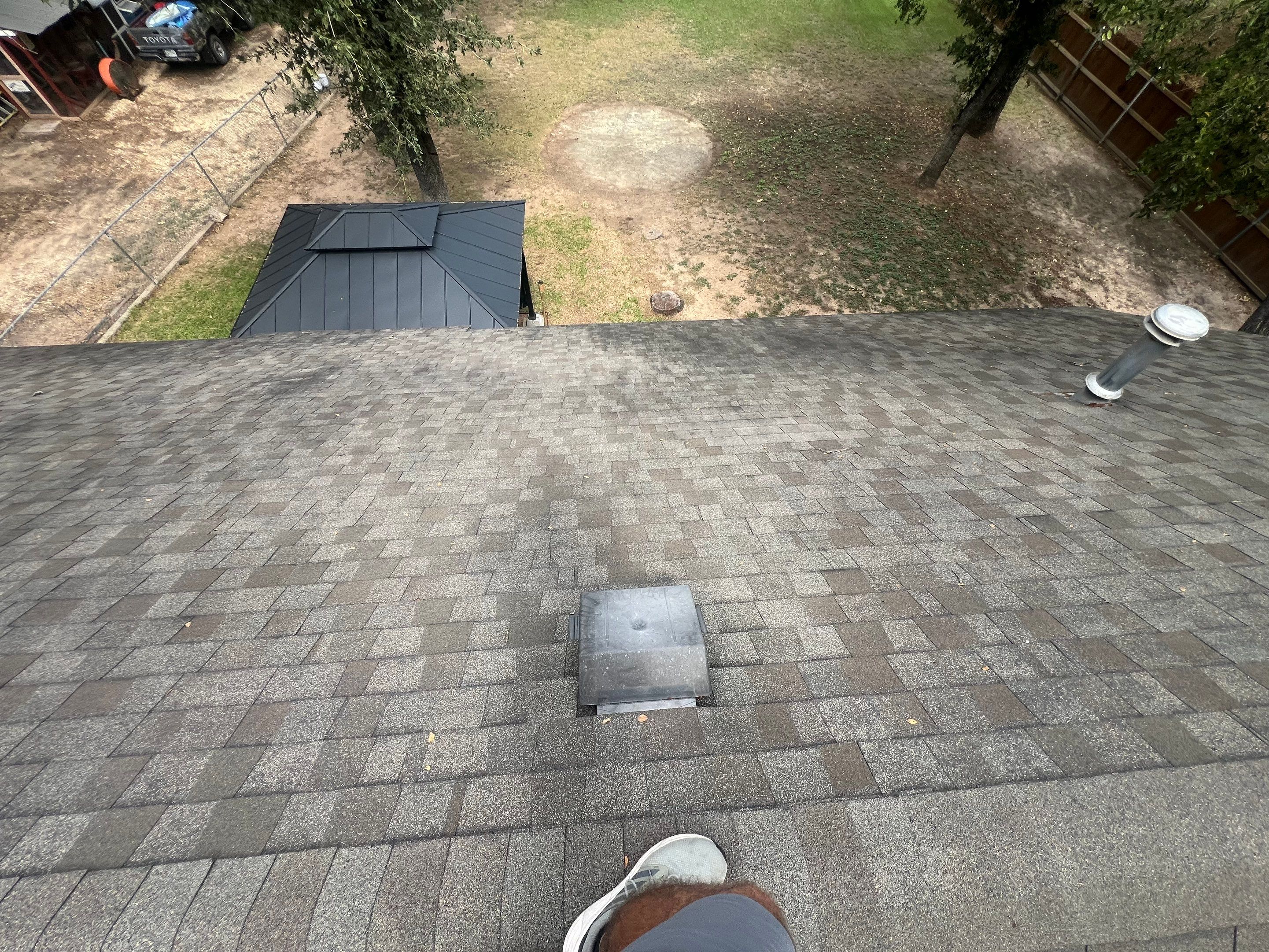 Residential Roofing Installation using IKO Cambridge 30yr Architectural Shingles. Color: Dual Black by WR Roofing Solutions