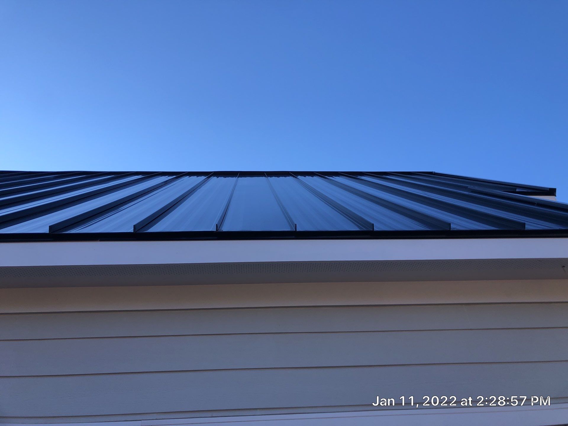 Custom Home Metal Roof Installation by Just In Time Roofing and Restoration