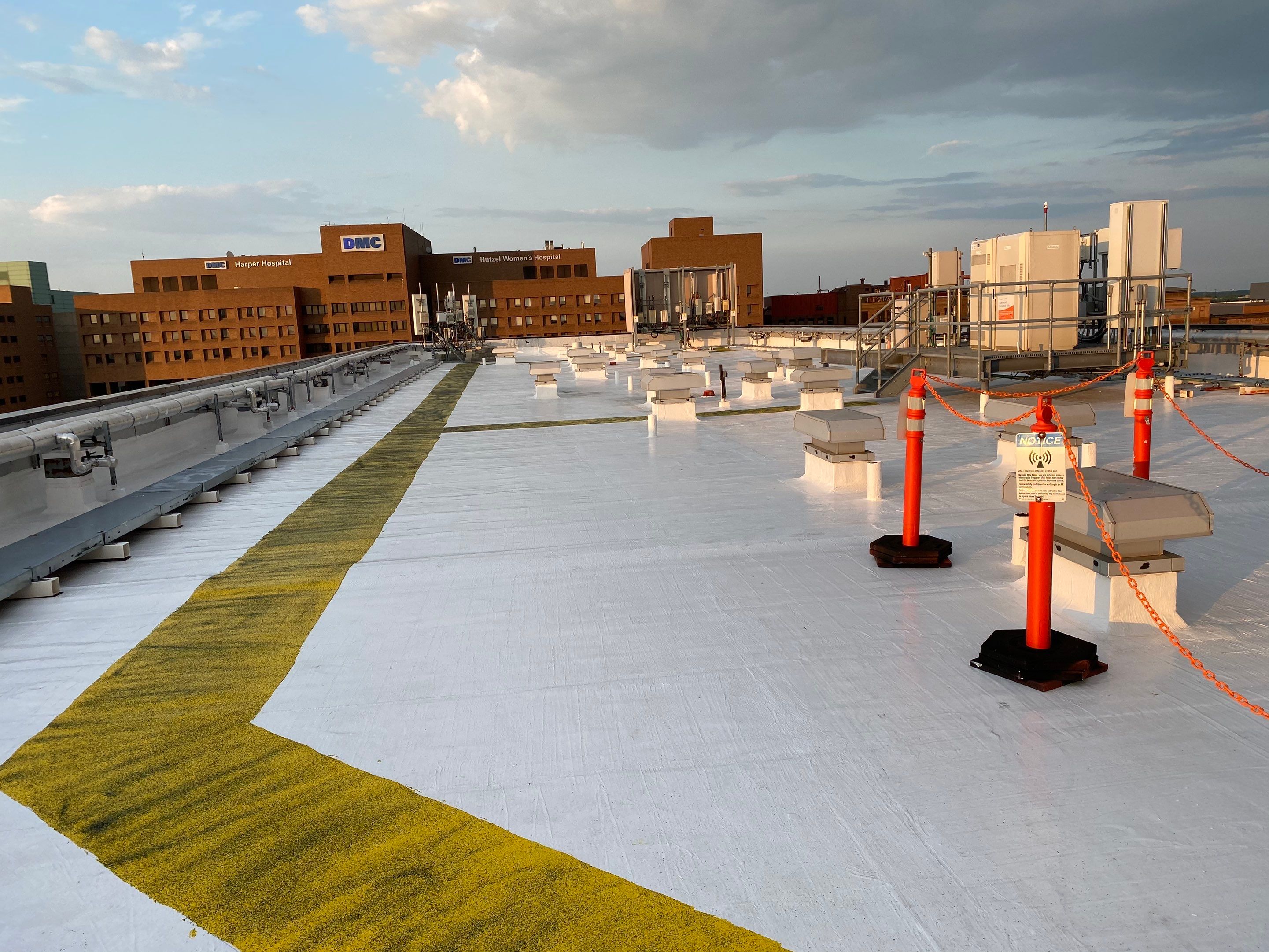 City of Detroit Roof Restoration by Bloomfield Construction & Restoration