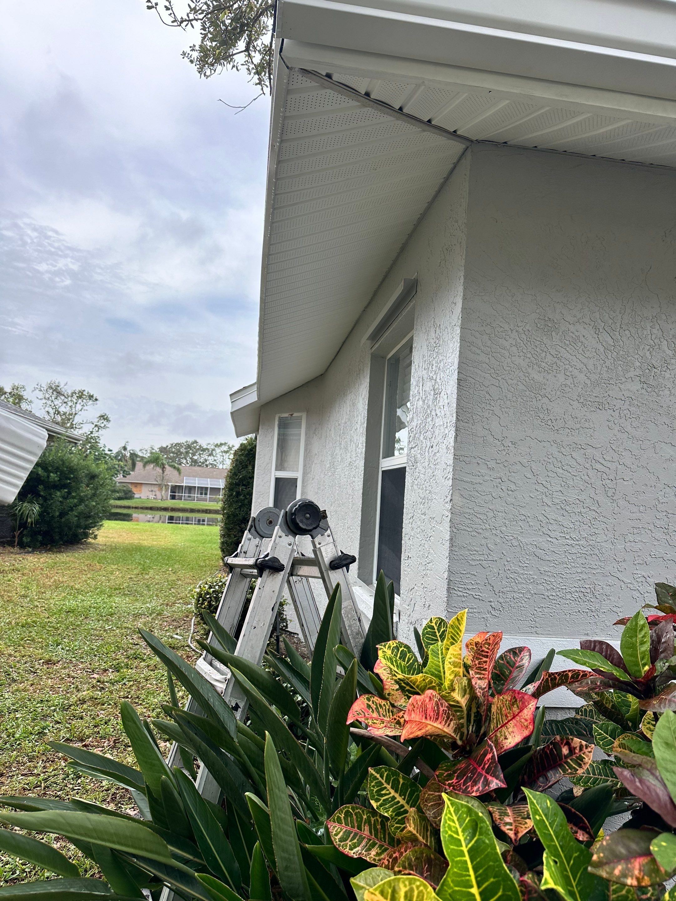 Install Vinyl Soffit in Sarasota FL by Gutter Professors