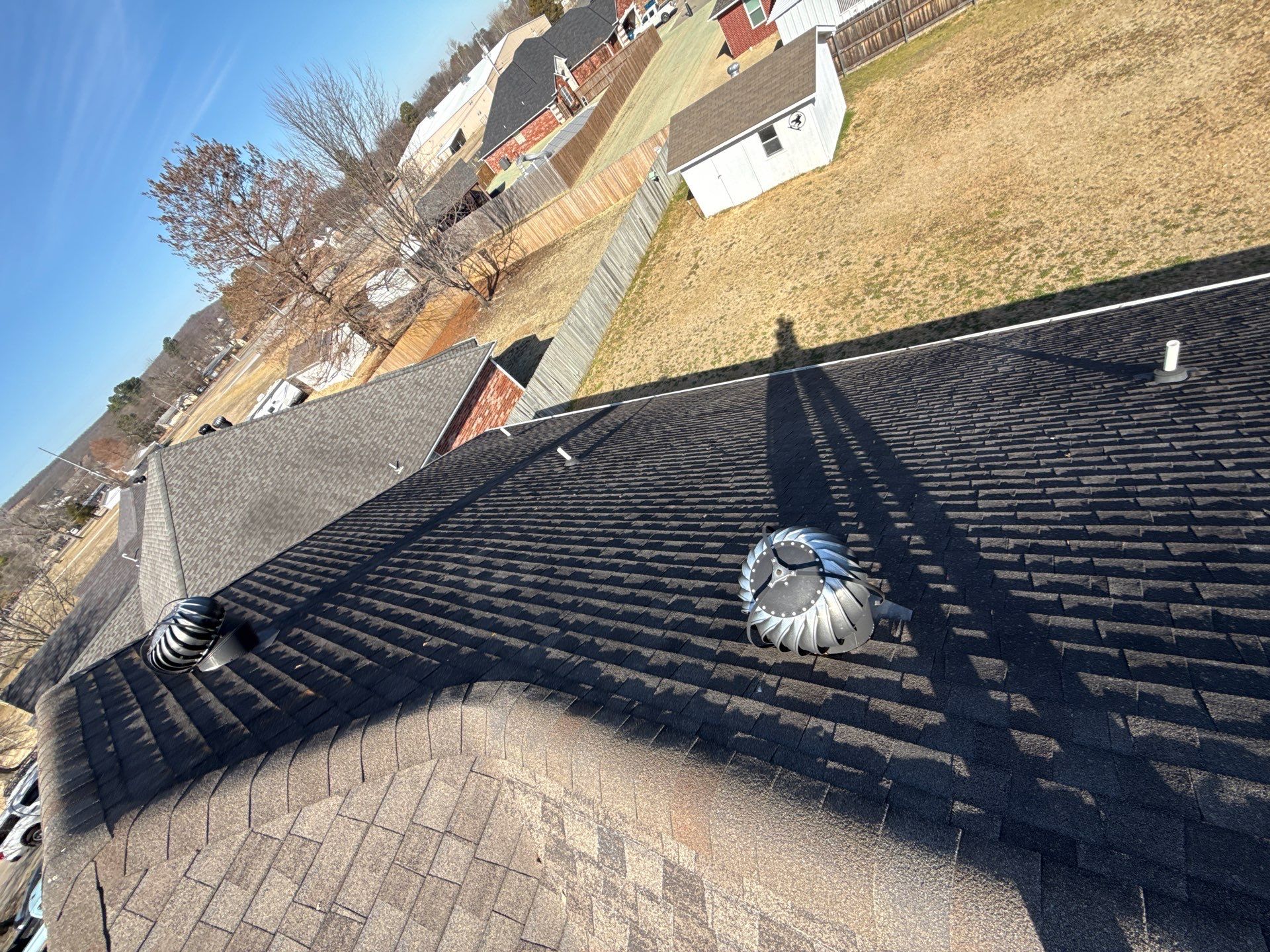 Black roof & gutters!! by In & Out Construction & Remodeling, LLC