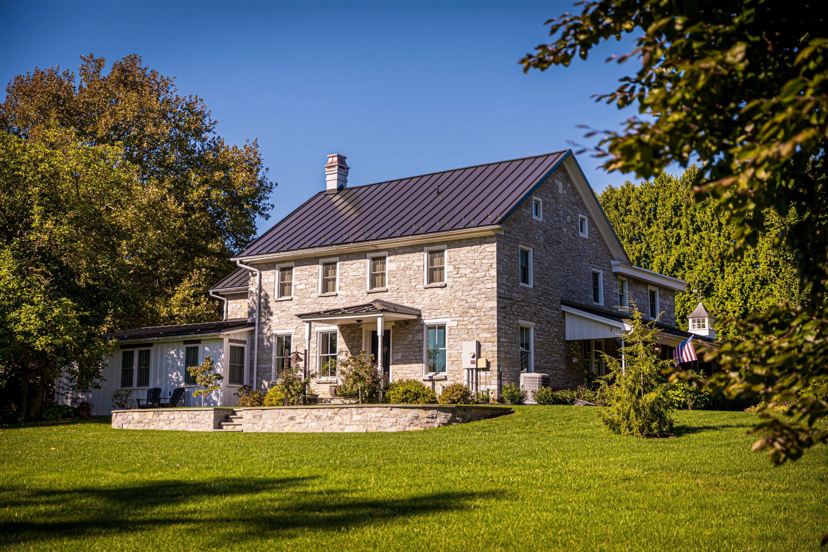 Metal Roof-black by Esh Builders