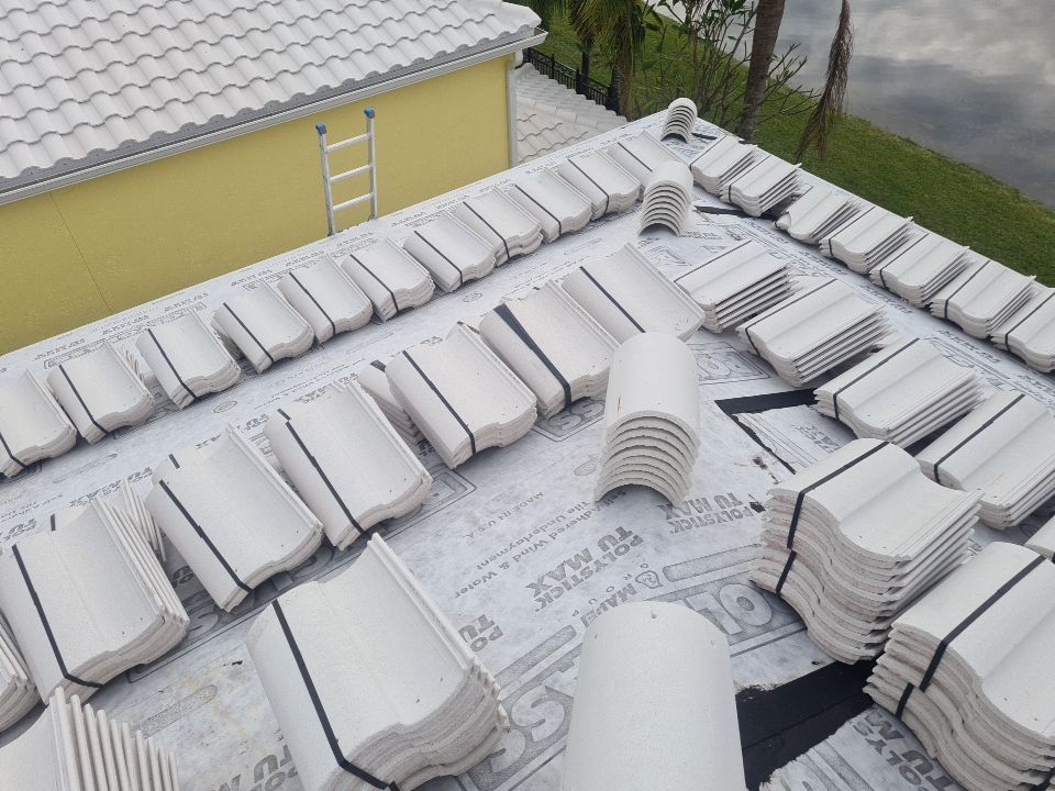 Residential Roofing Installation using Eagle Roofing Tile by BLUES BROTHERS ROOFING