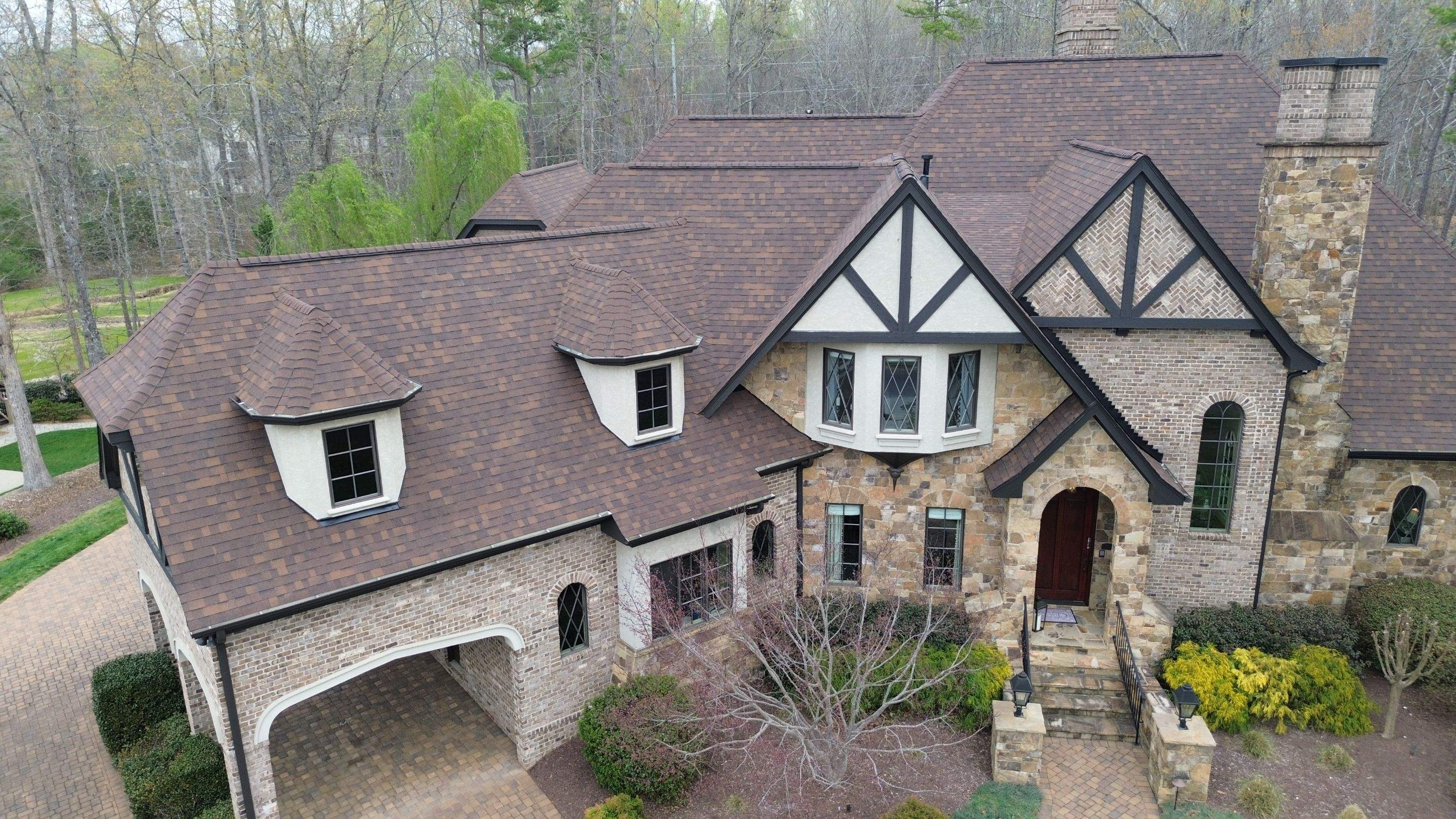 Complete Residential Roof Replacement Featuring Oakridge Architectural Shingles in Weddington by Merritt Roofing LLC