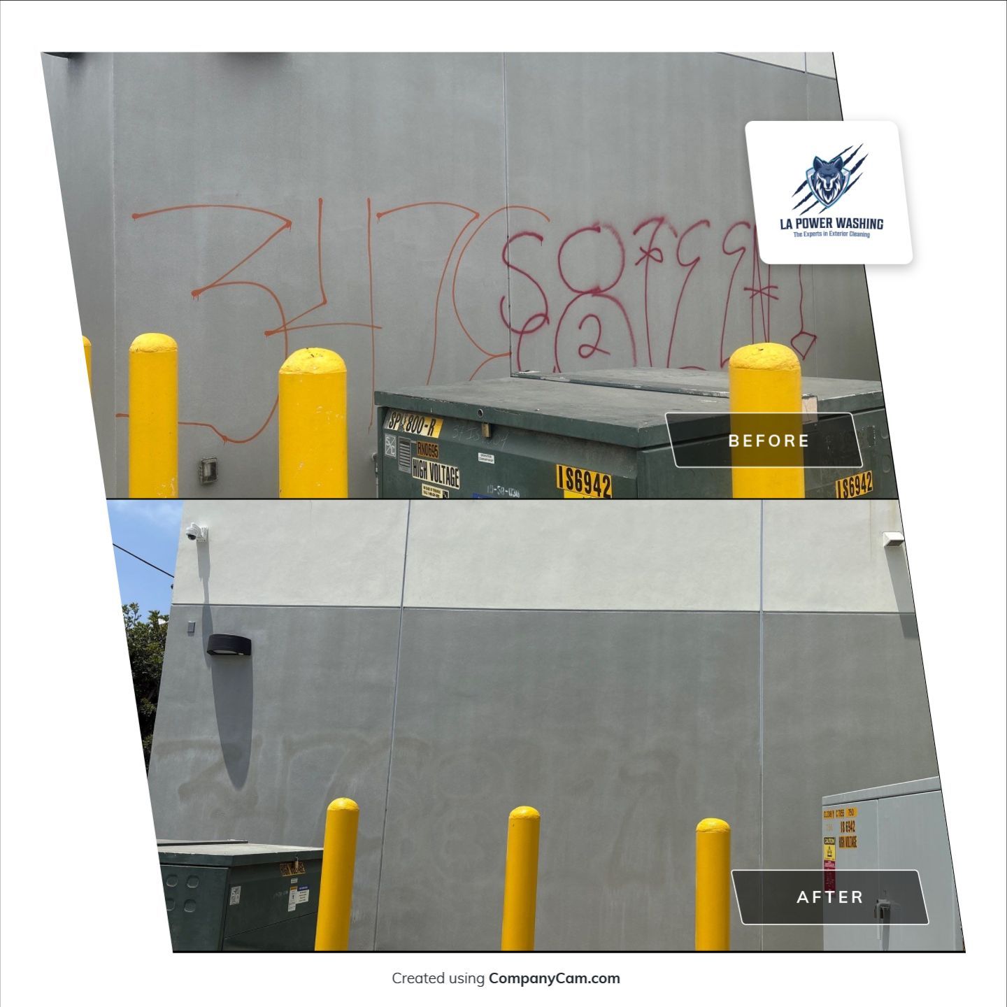 Graffiti Removal by La Power Washing Inc