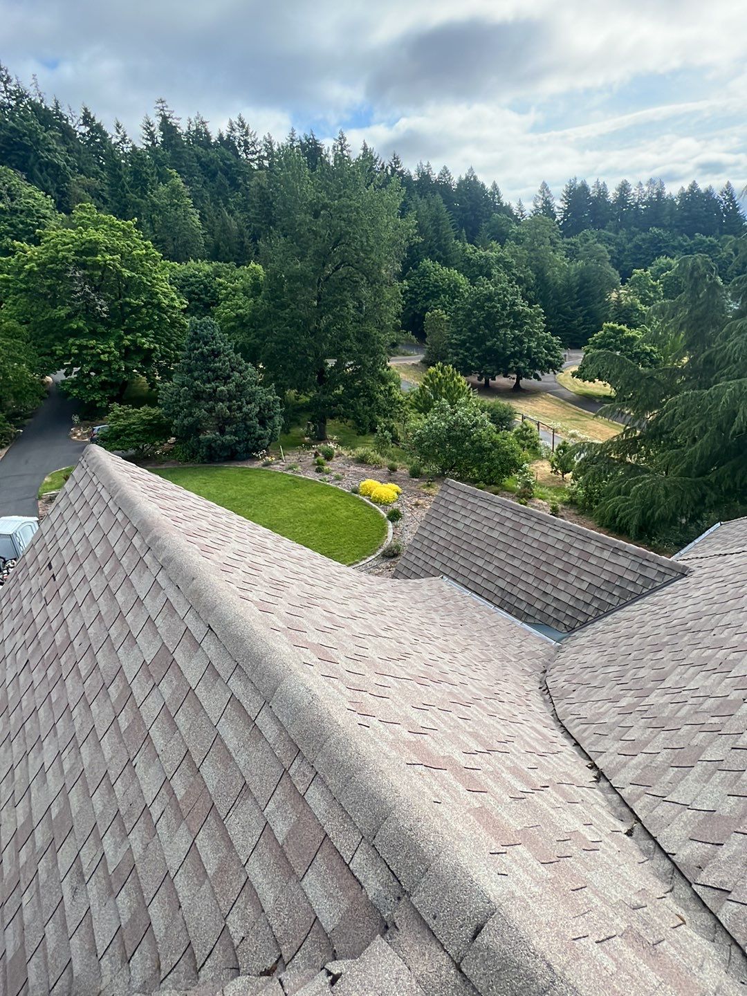 Residential Roofing Installation using Malarkey Windsor 50 Year Shingle (Color: Storm Grey) by Orezona Building & Roofing Company, Inc.
