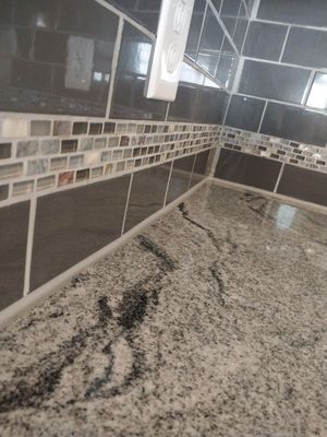 Kitchen Remodel using Caulk