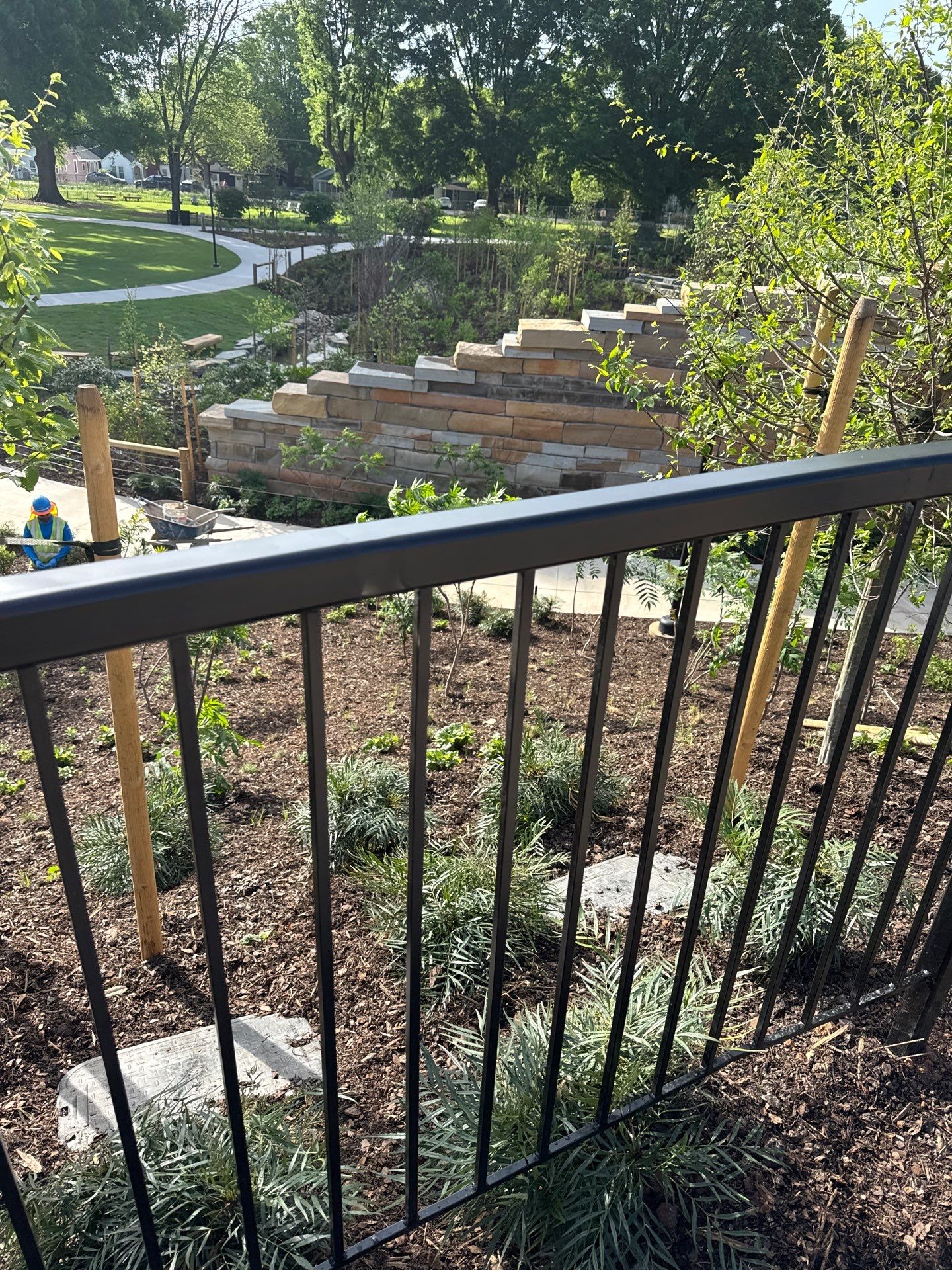 Playground using Mini Mesh by Mccall Commercial Fencing