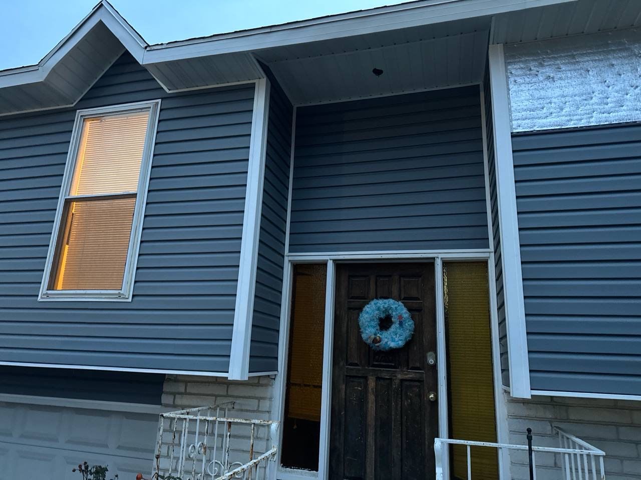Salt Lake City | Structural Rebuild & Premium Vinyl | English Wedgewood & White by Ideal Siding Utah