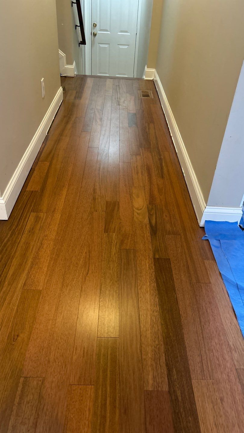 Work-in-progress wood floors for remodel by Footprints Floors of Nashville