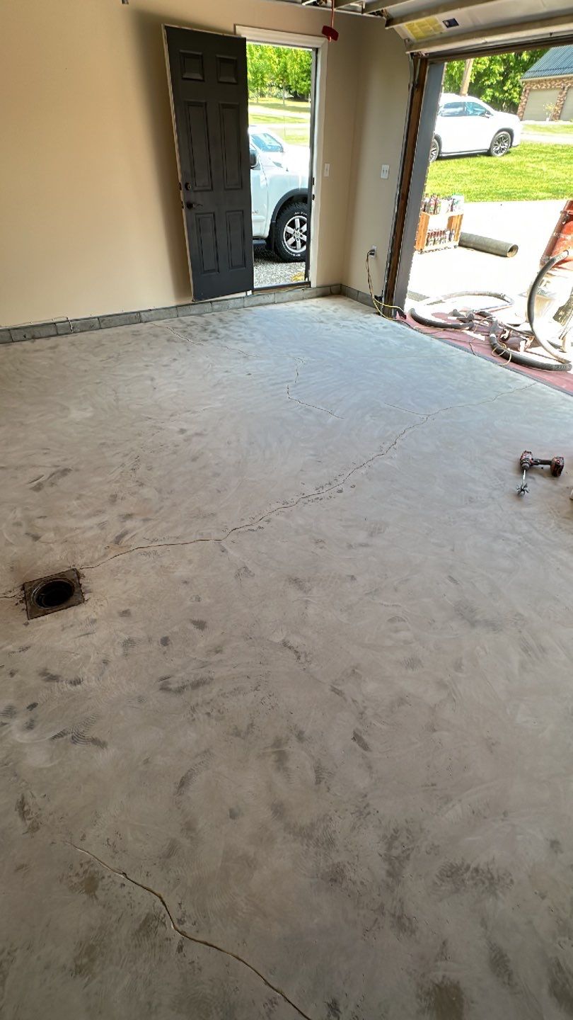 Porch + Garage Project in Weirton by Floors in a Day, Inc